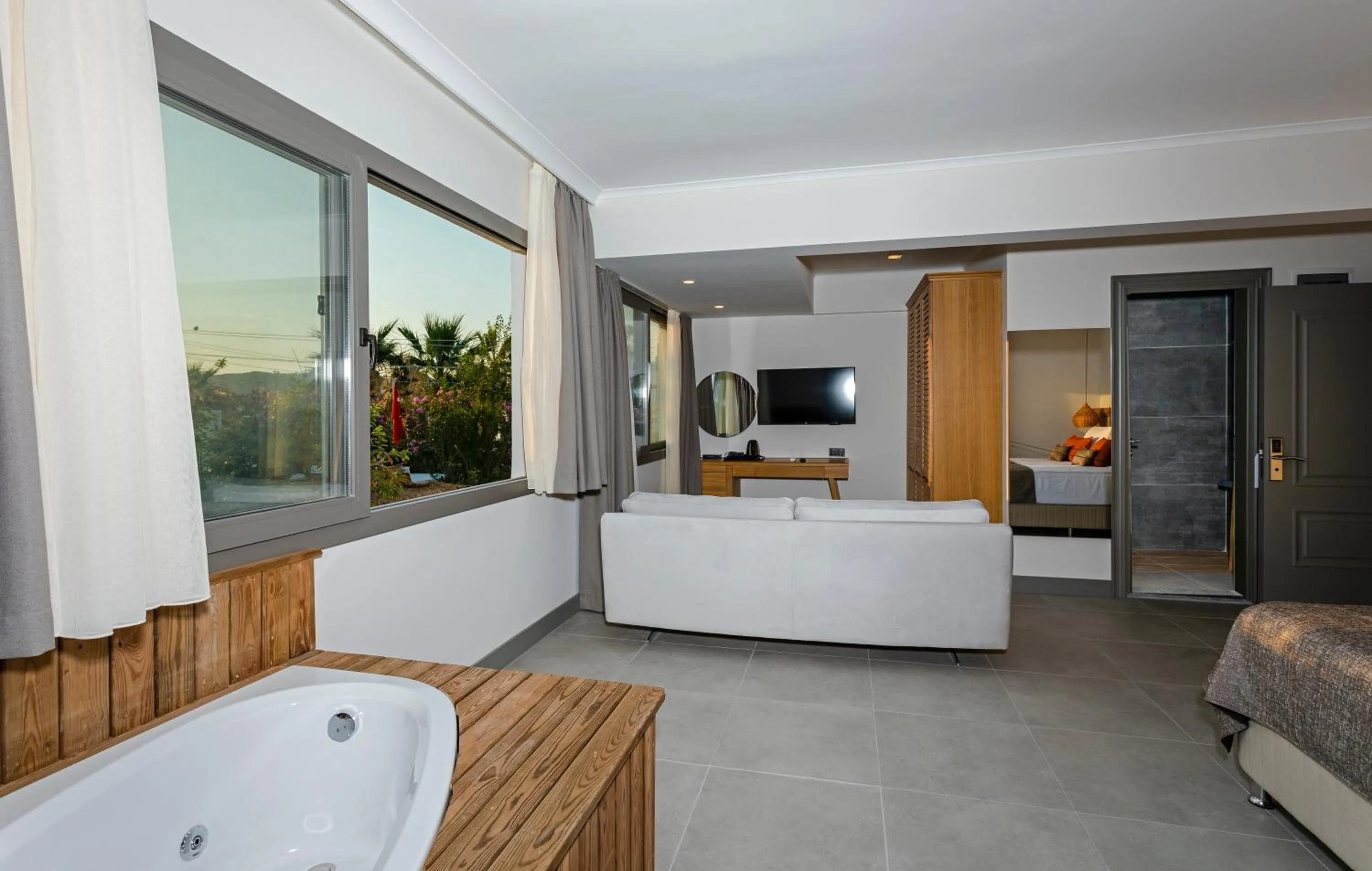 Living room in Yalıpark Beach Hotel