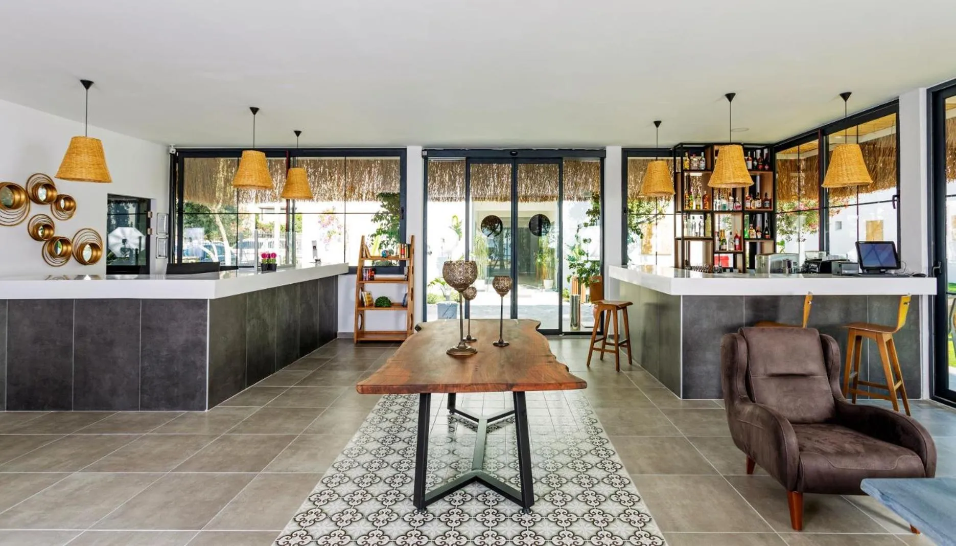 Lobby or reception in Yalıpark Beach Hotel