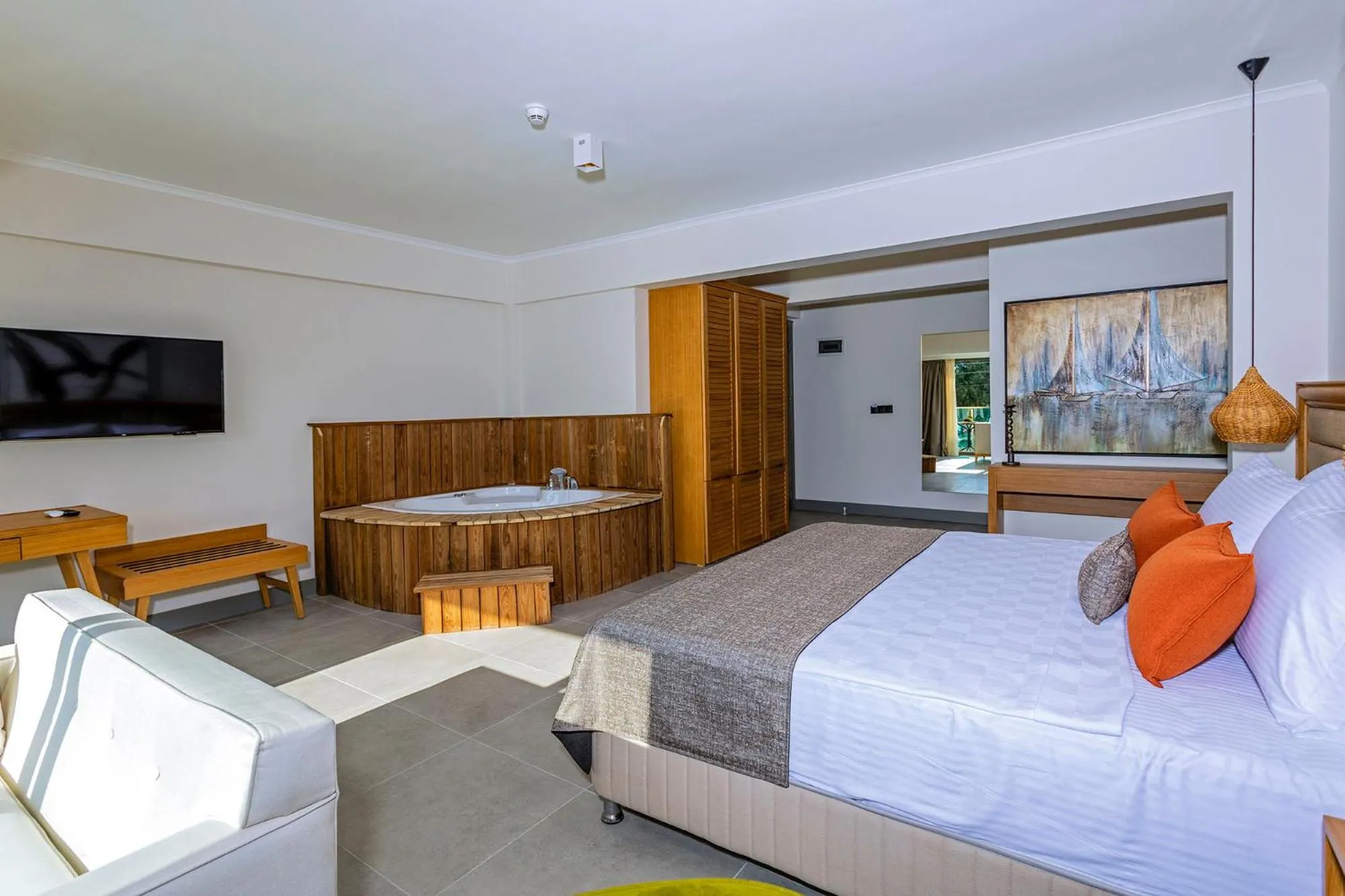 Bedroom in Yalıpark Beach Hotel