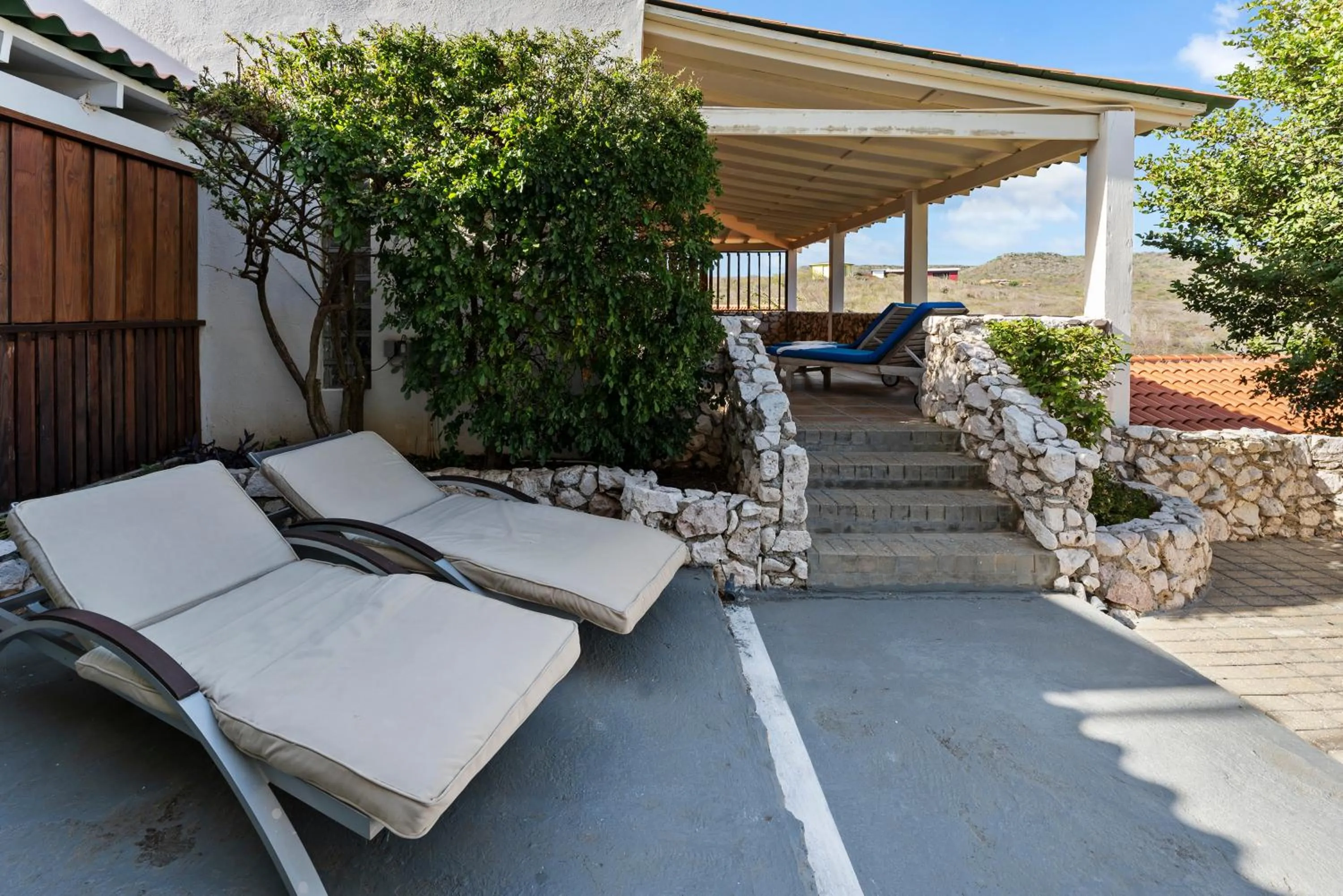 Patio in Bandabou Breeze Curacao