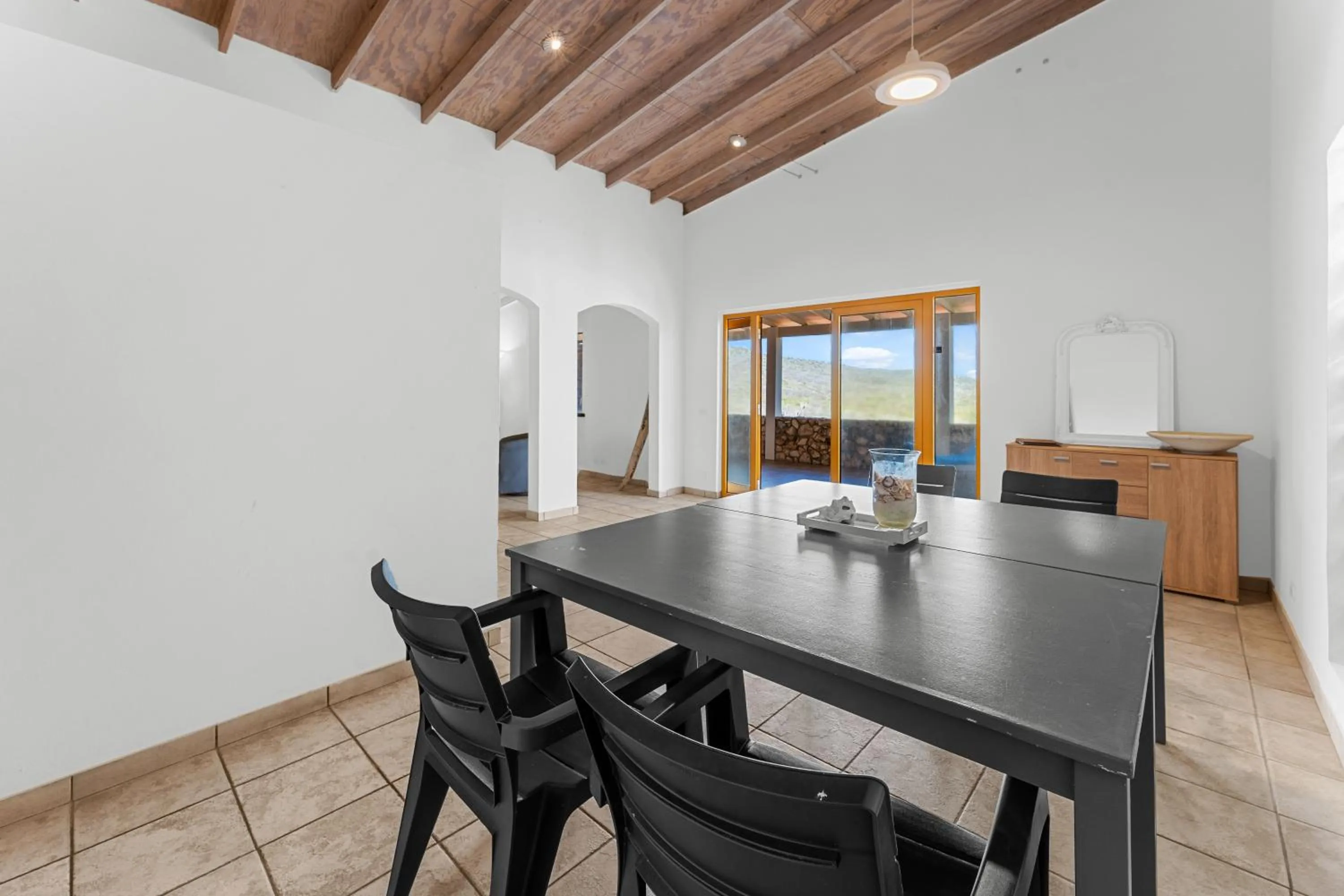 Seating area in Bandabou Breeze Curacao