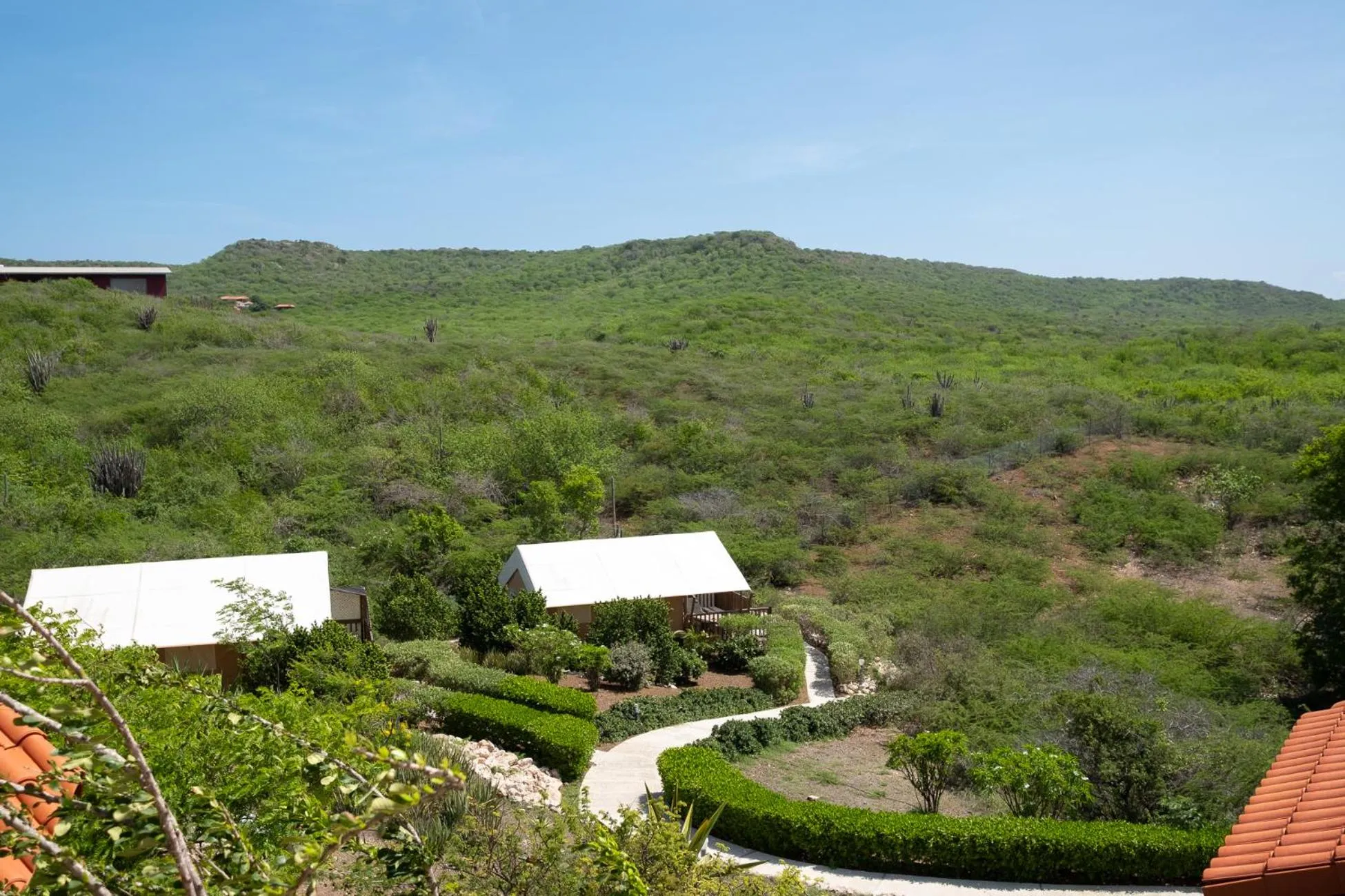 Natural landscape in Bandabou Breeze Curacao