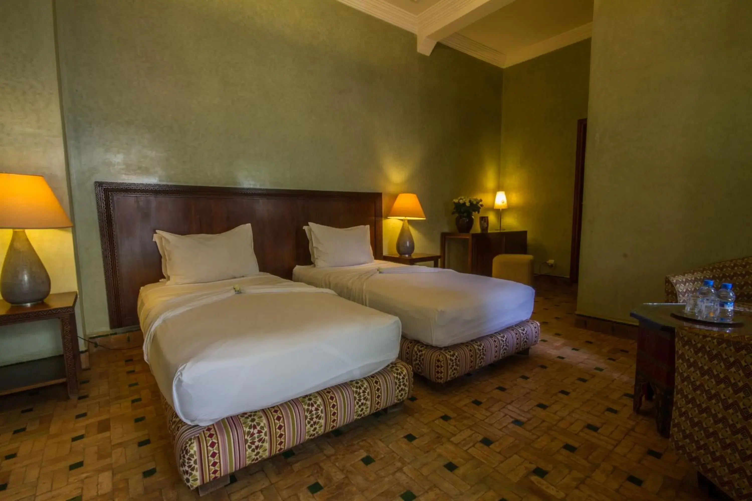 Bed in Riad Les Bougainvilliers Bed in Riad Les Bougainvilliers