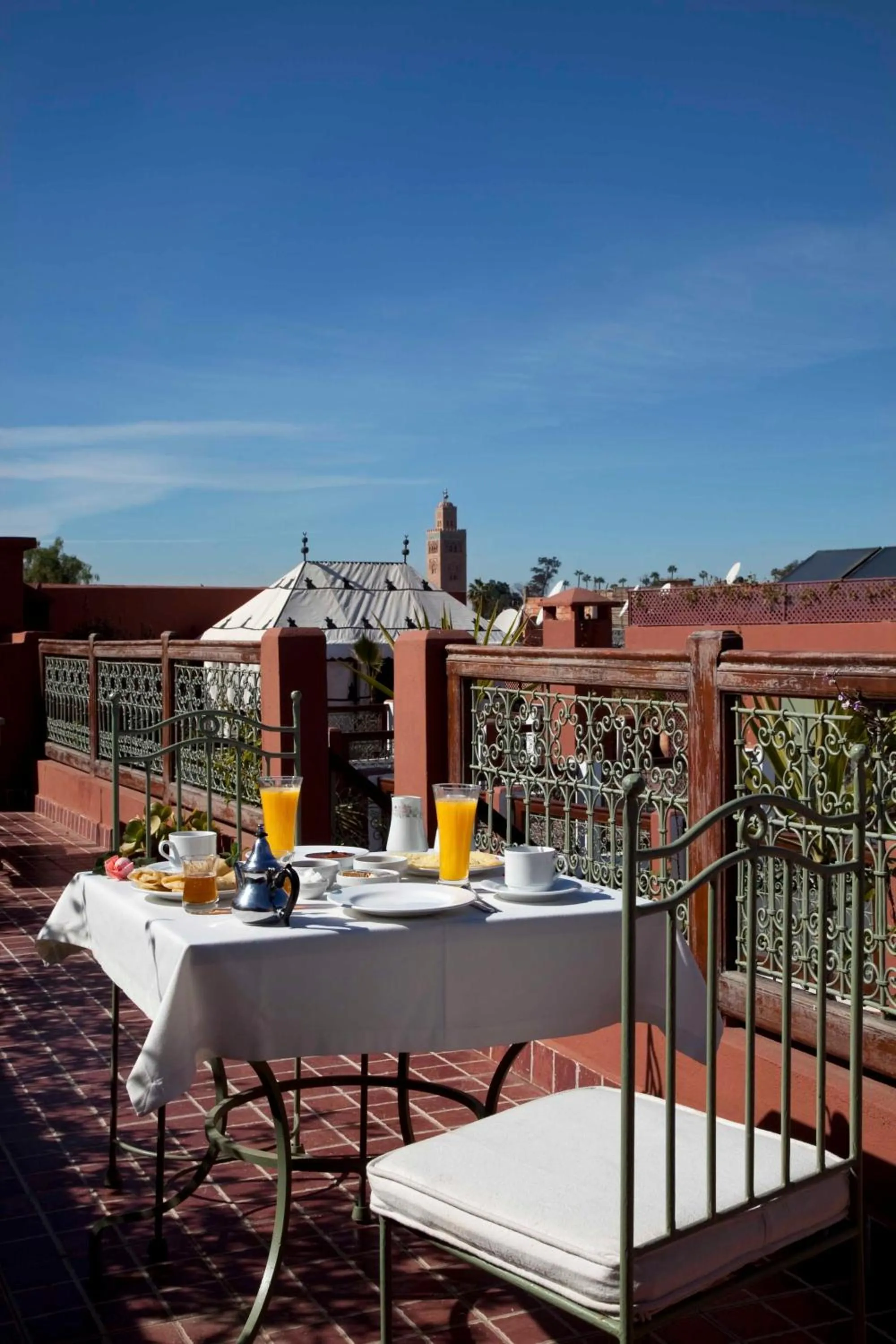 Balcony/Terrace in Riad Les Bougainvilliers