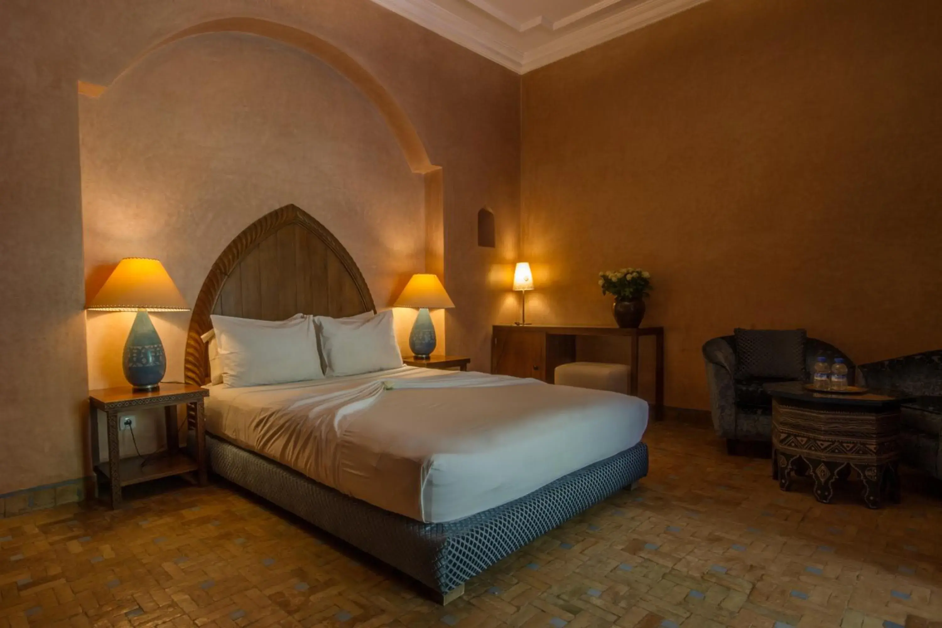 Bed in Riad Les Bougainvilliers Bed in Riad Les Bougainvilliers