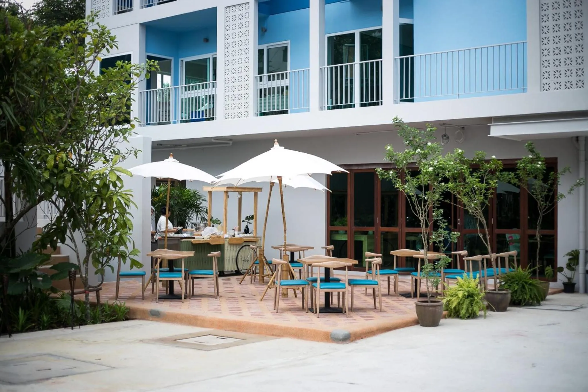 Garden in DeeProm Pattaya Hotel