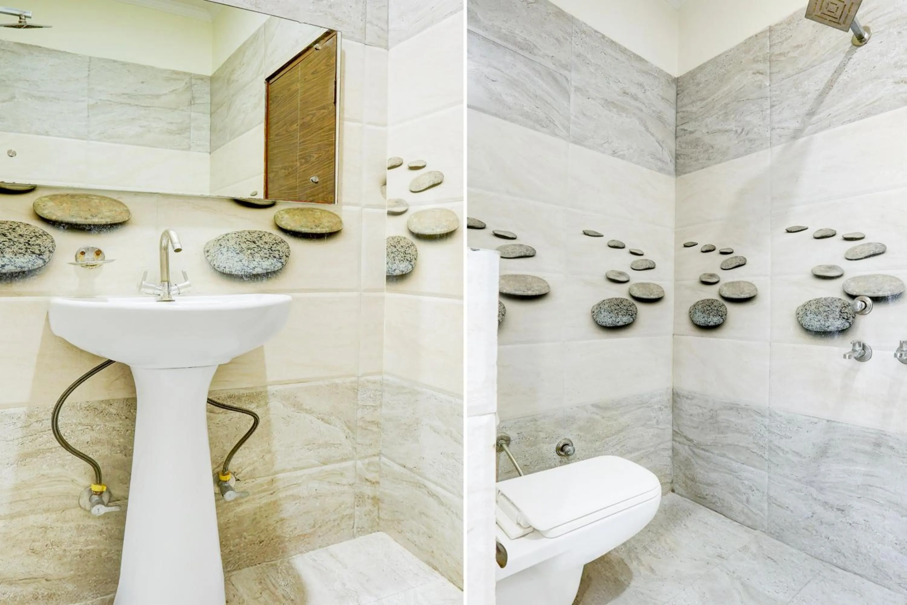 Bathroom in Super Hotel O Chandigarh Highway Near Prabhat Road