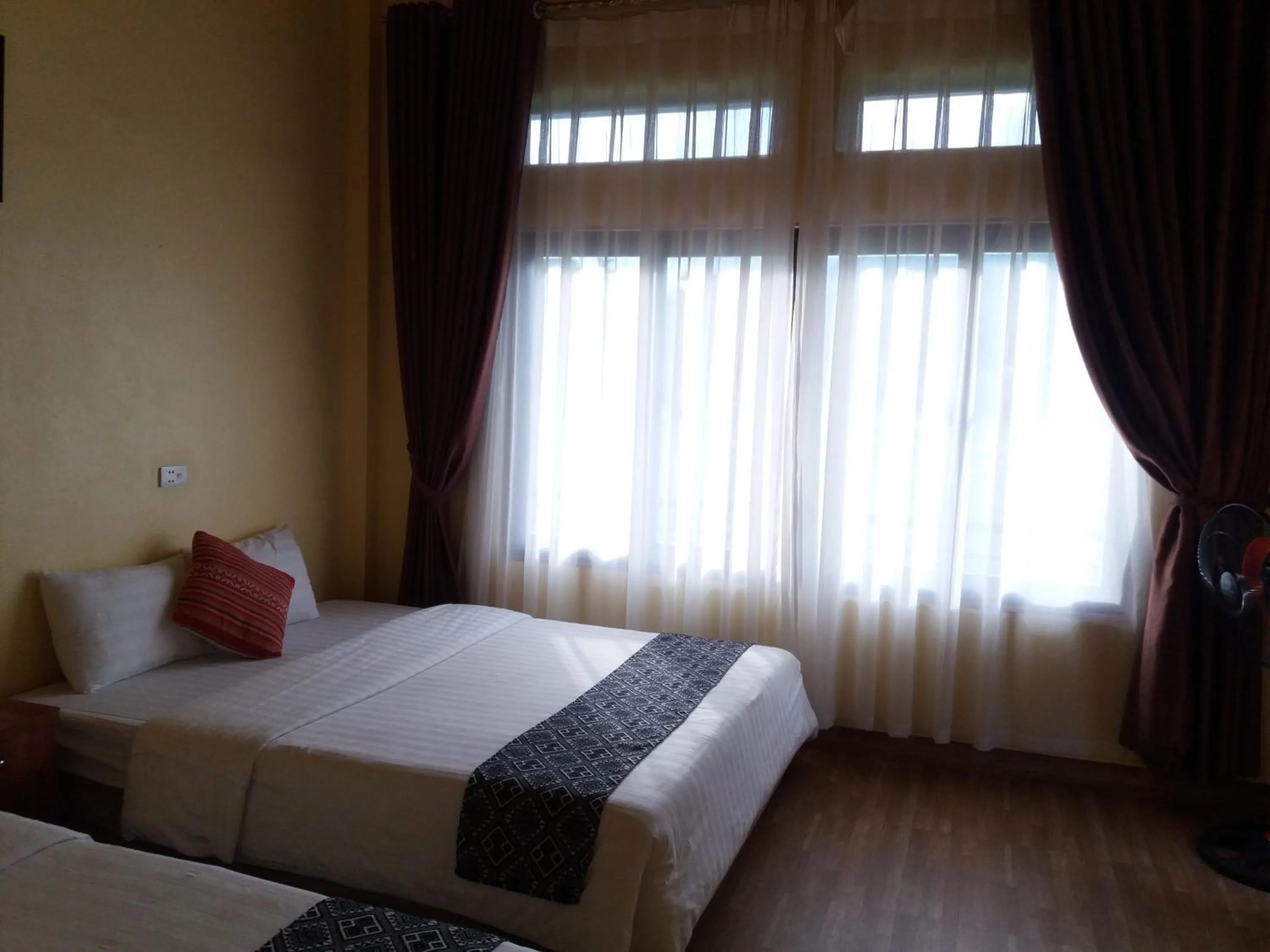 Bed in Mai Chau Xanh Bungalow