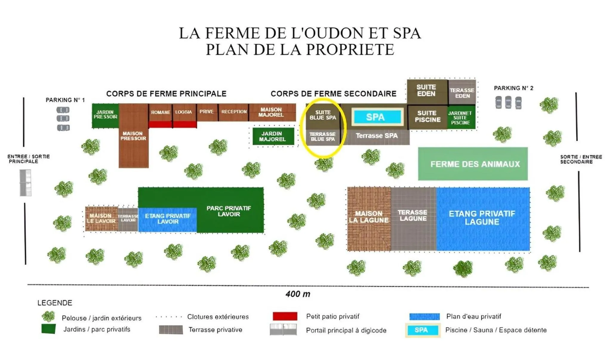Location in Chambres d'Hôtes et Suites à La Ferme de l'Oudon & SPA