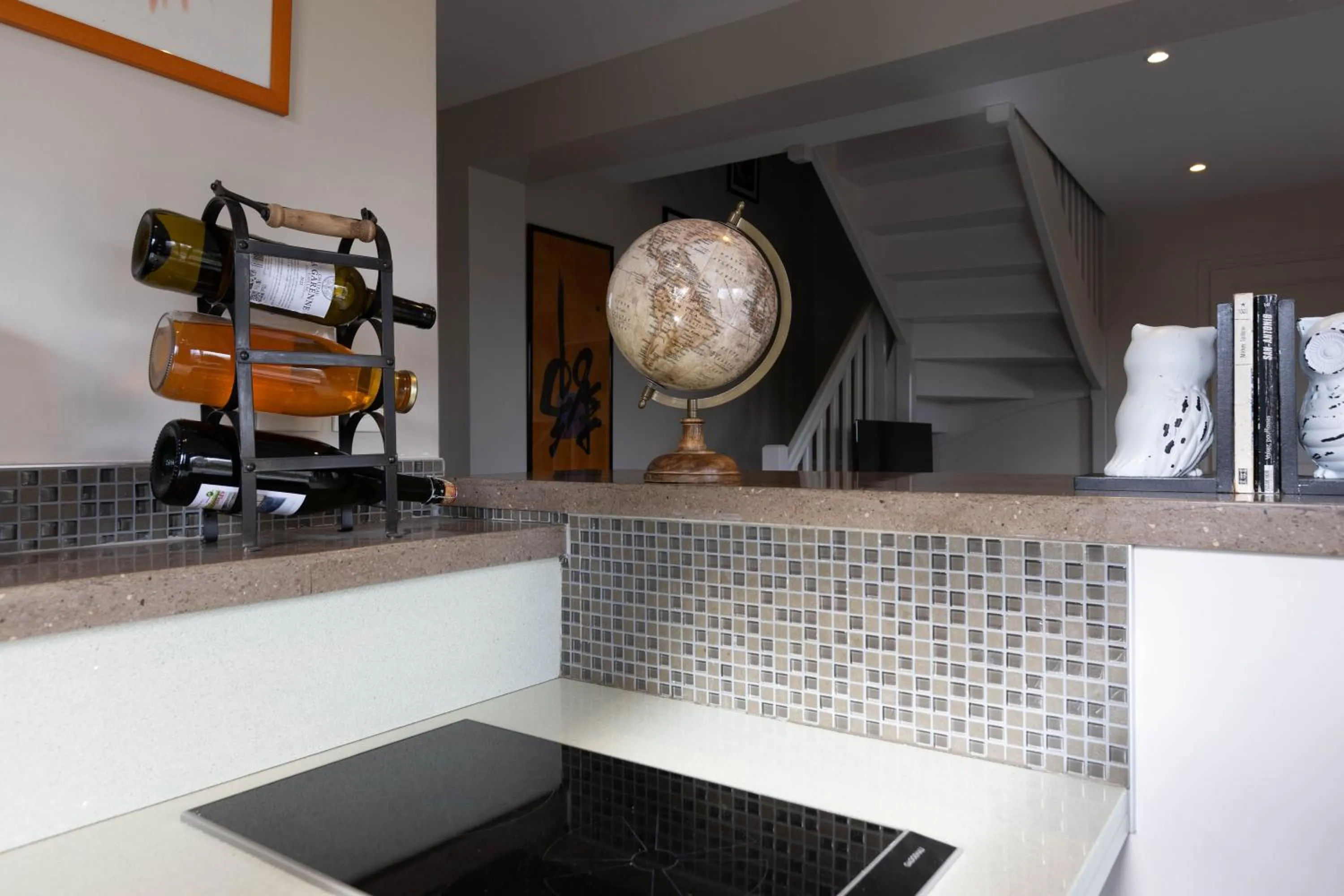 Kitchen or kitchenette in Chambres d'Hôtes et Suites à La Ferme de l'Oudon & SPA