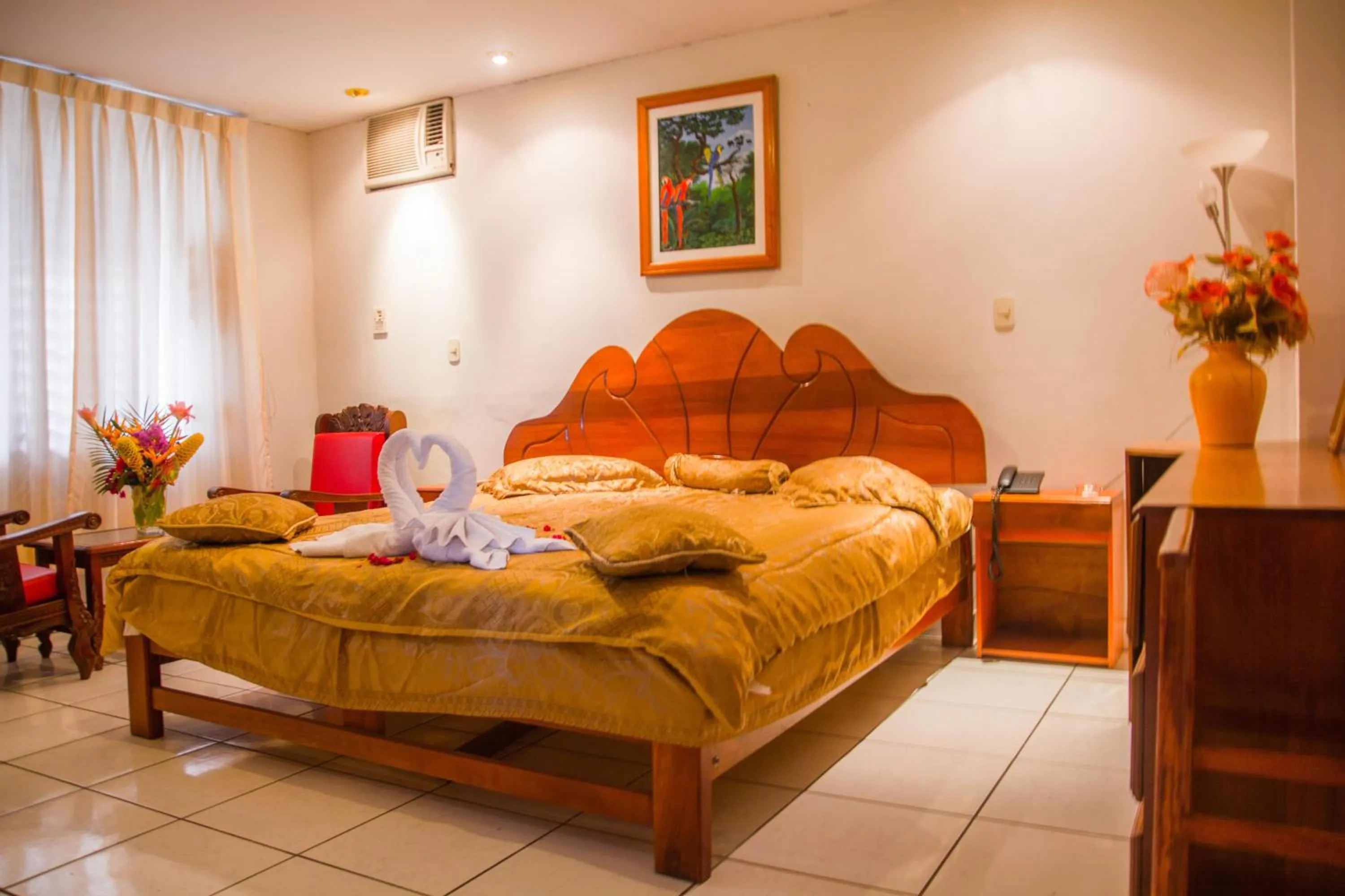 Photo of the whole room, Bed in Hotel Sol del Oriente Iquitos