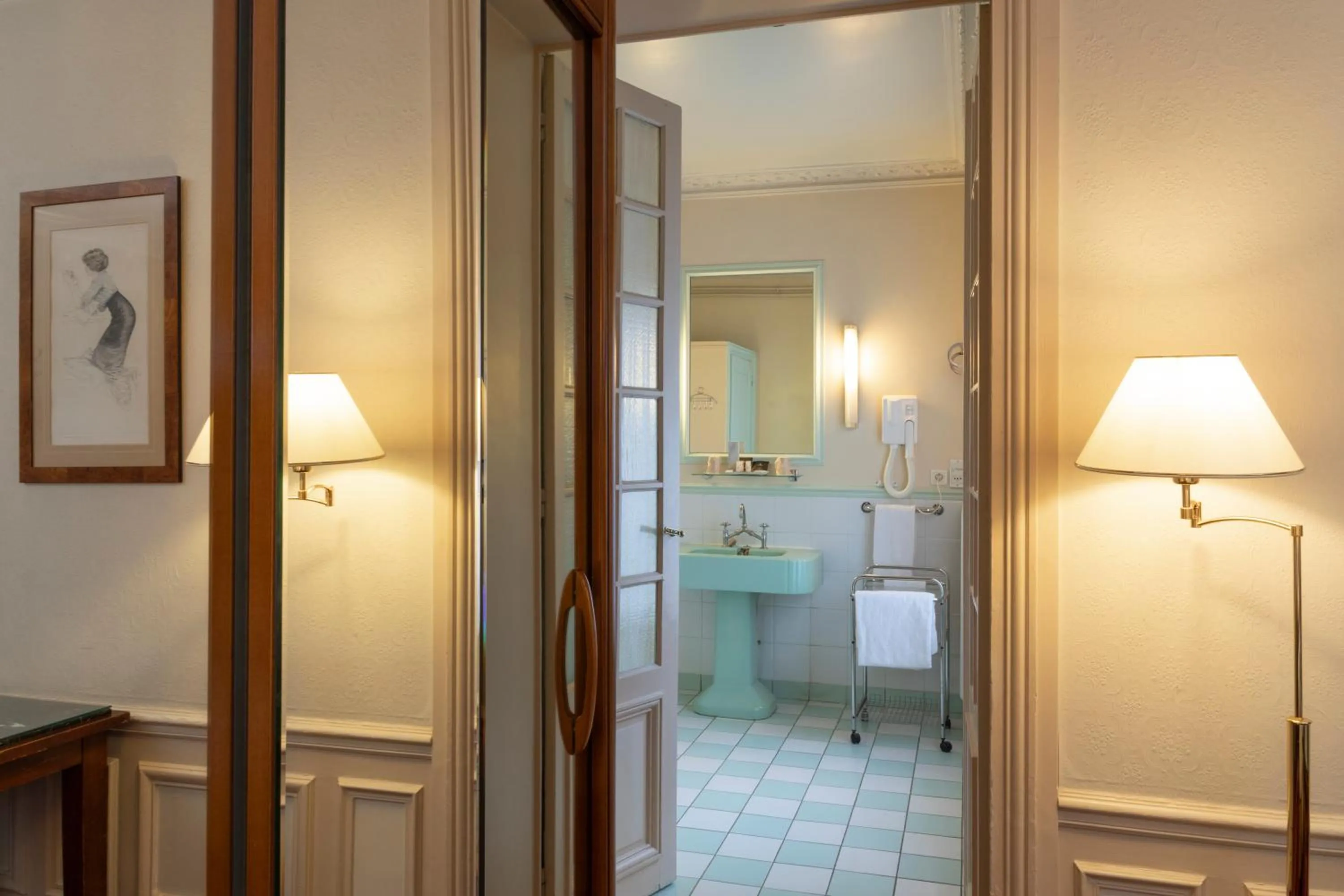 Bathroom in Hôtel Langlois