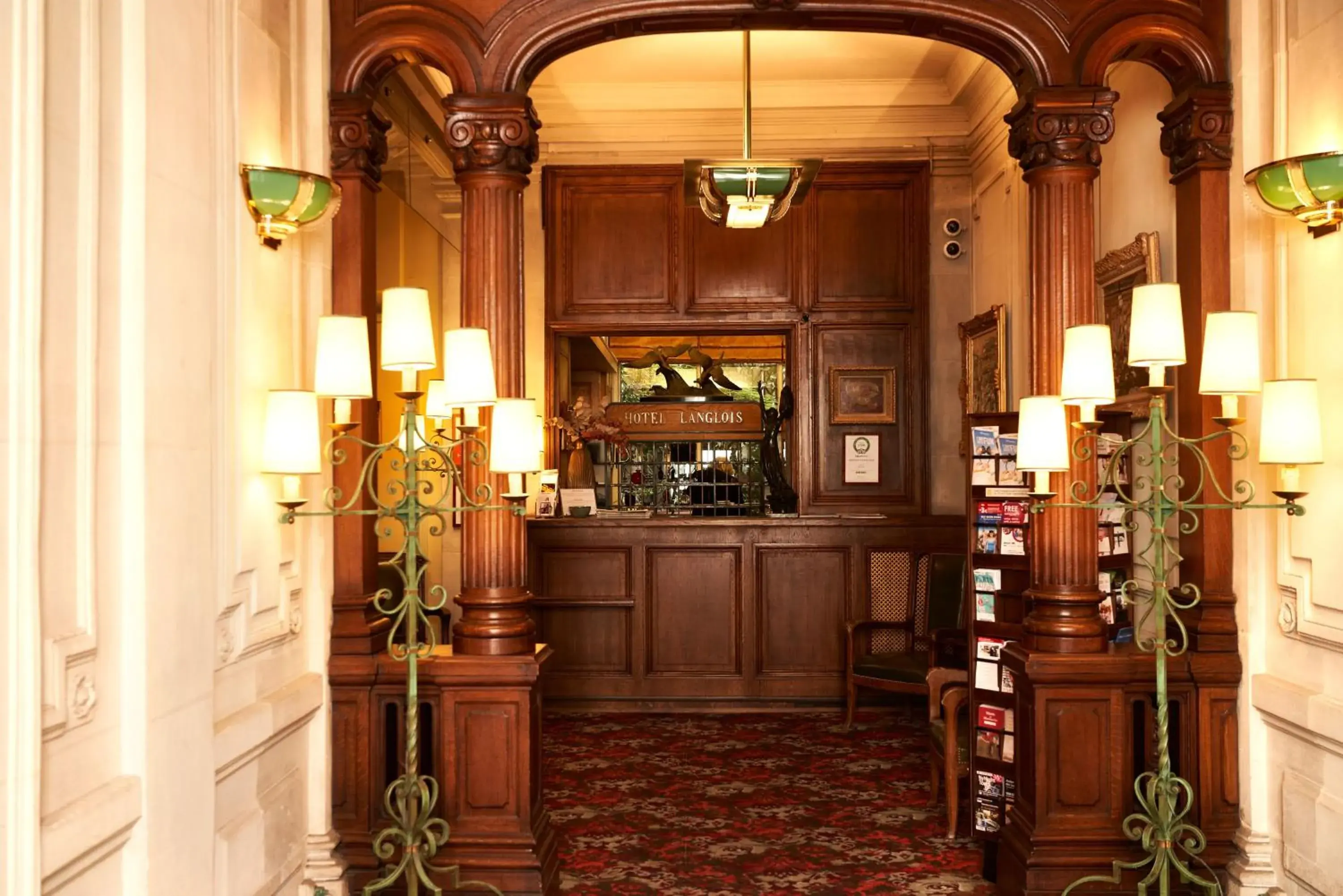 Lobby or reception in Hôtel Langlois Lobby or reception in Hôtel Langlois