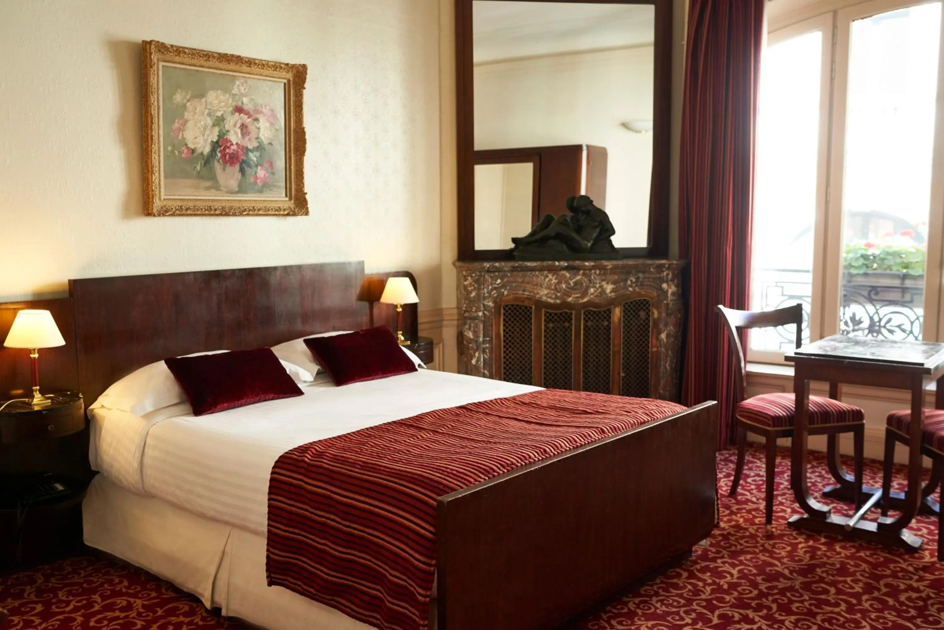 Bed in Hôtel Langlois