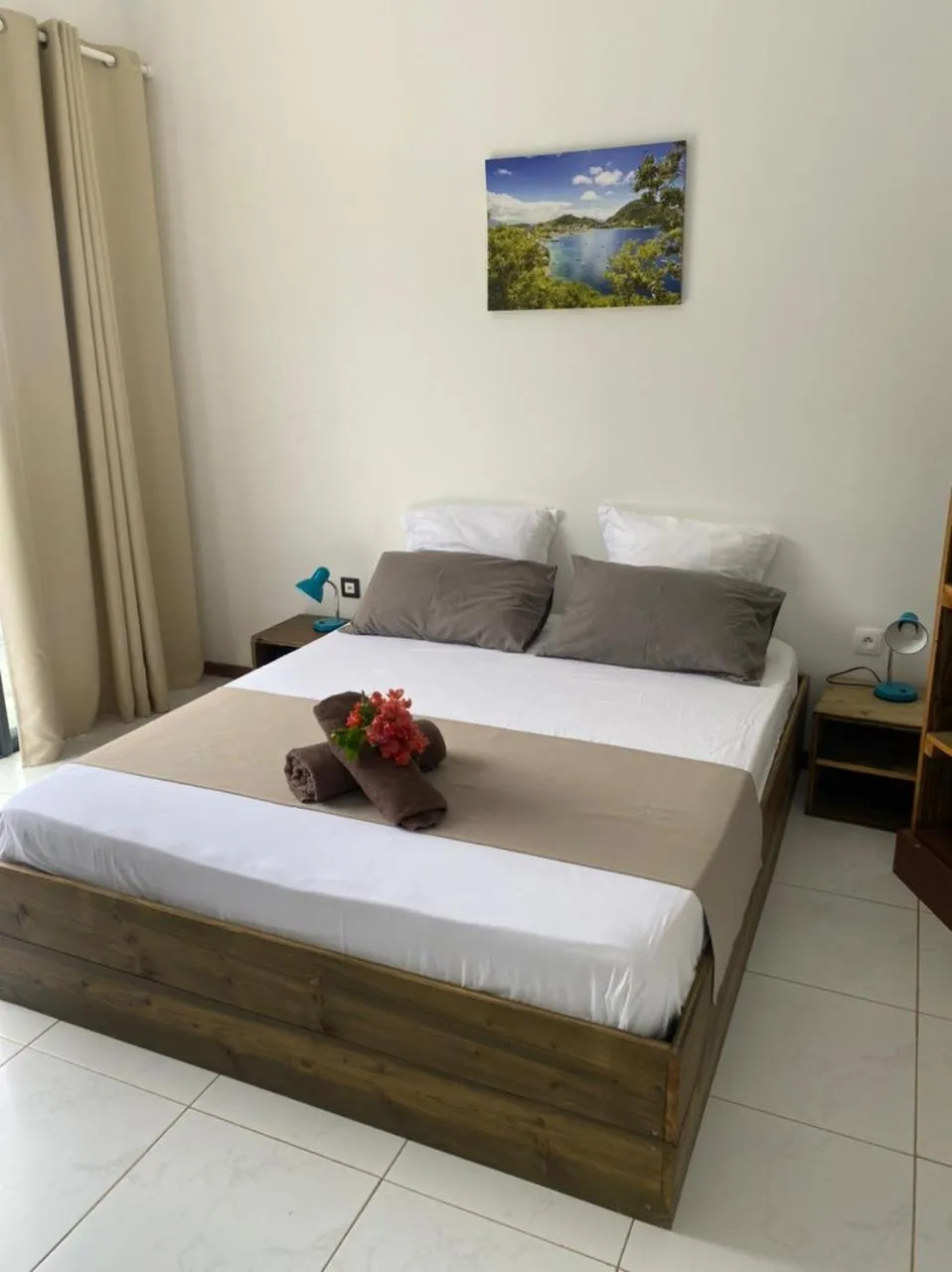 Bed in Villa Clémence