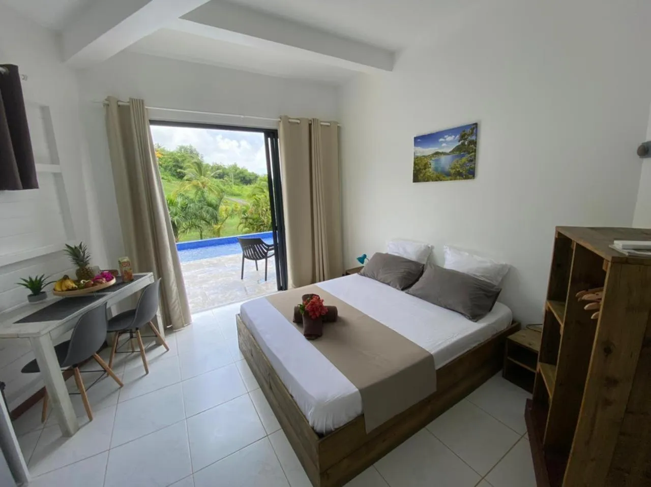 Bed in Villa Clémence