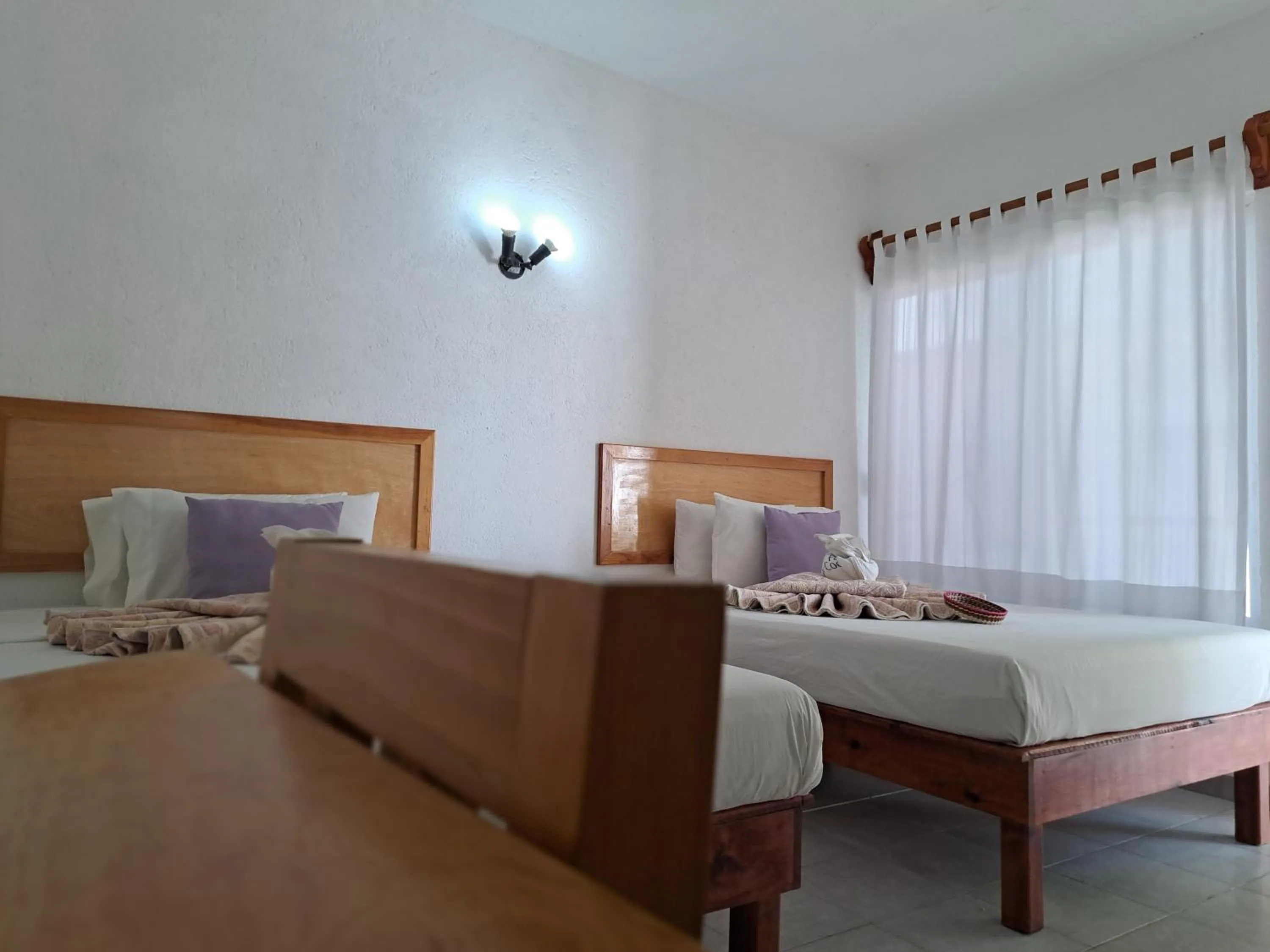 Bed in Hotel Quinta Paraiso