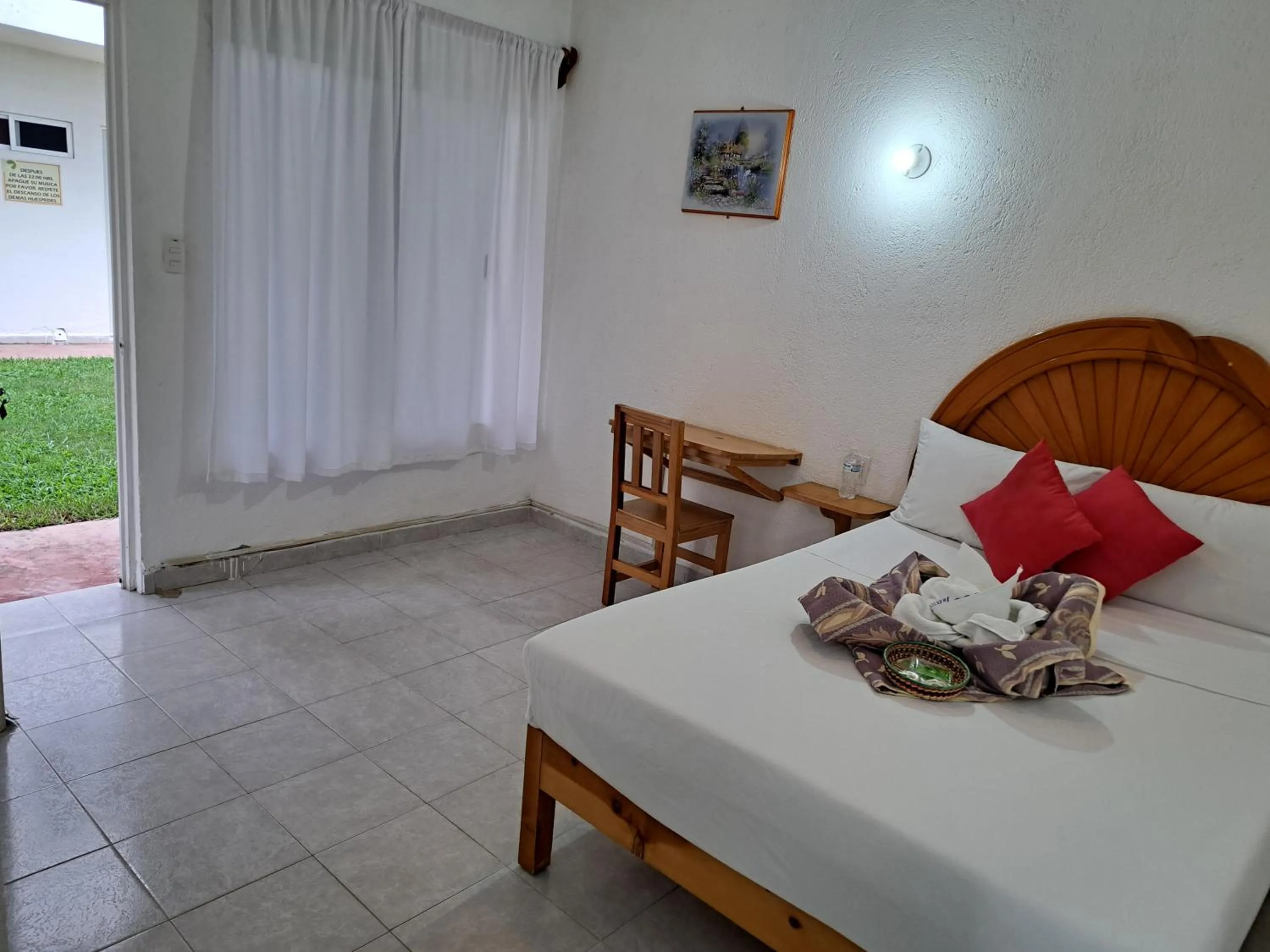 Bed in Hotel Quinta Paraiso