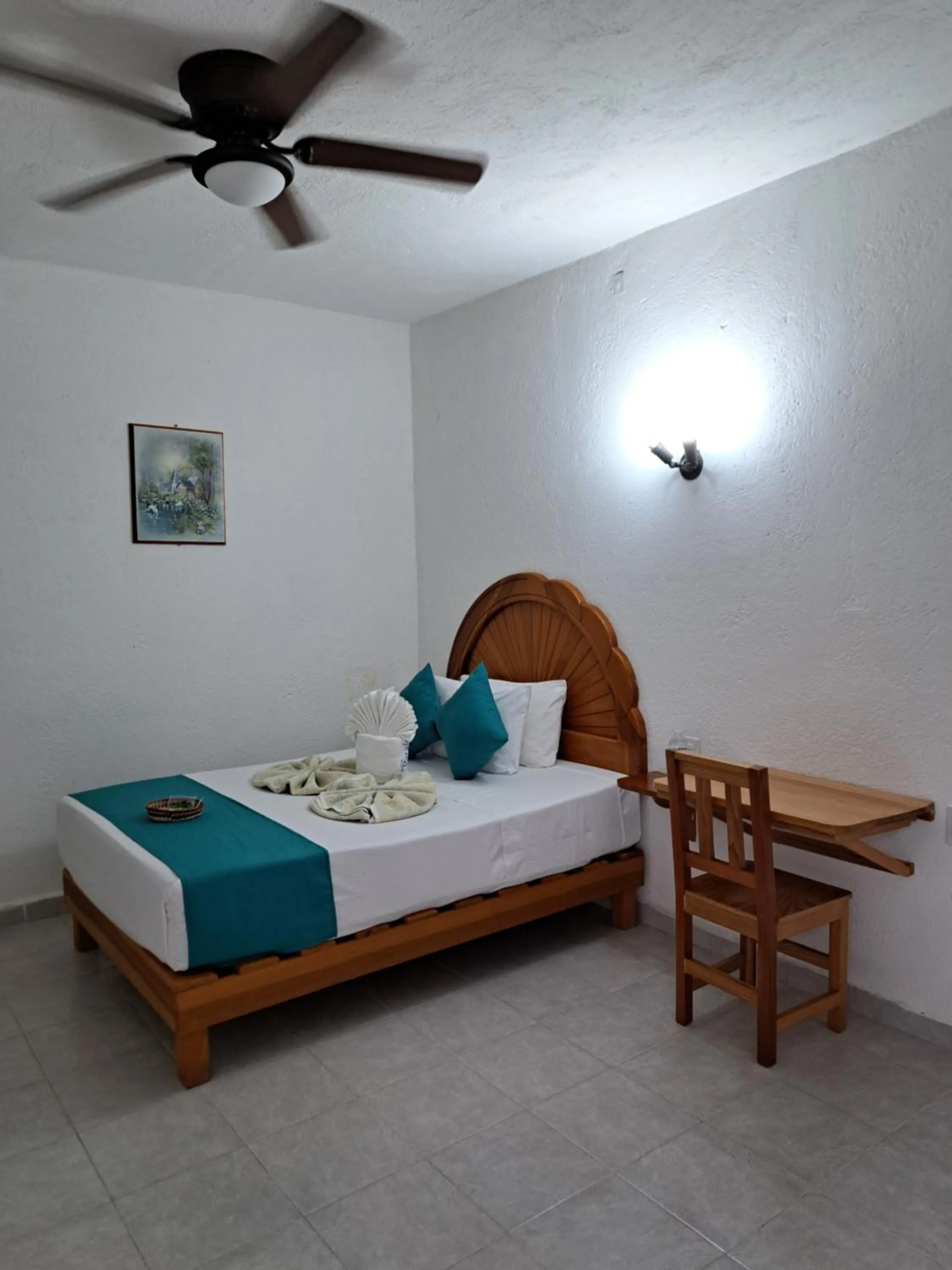 Bed in Hotel Quinta Paraiso