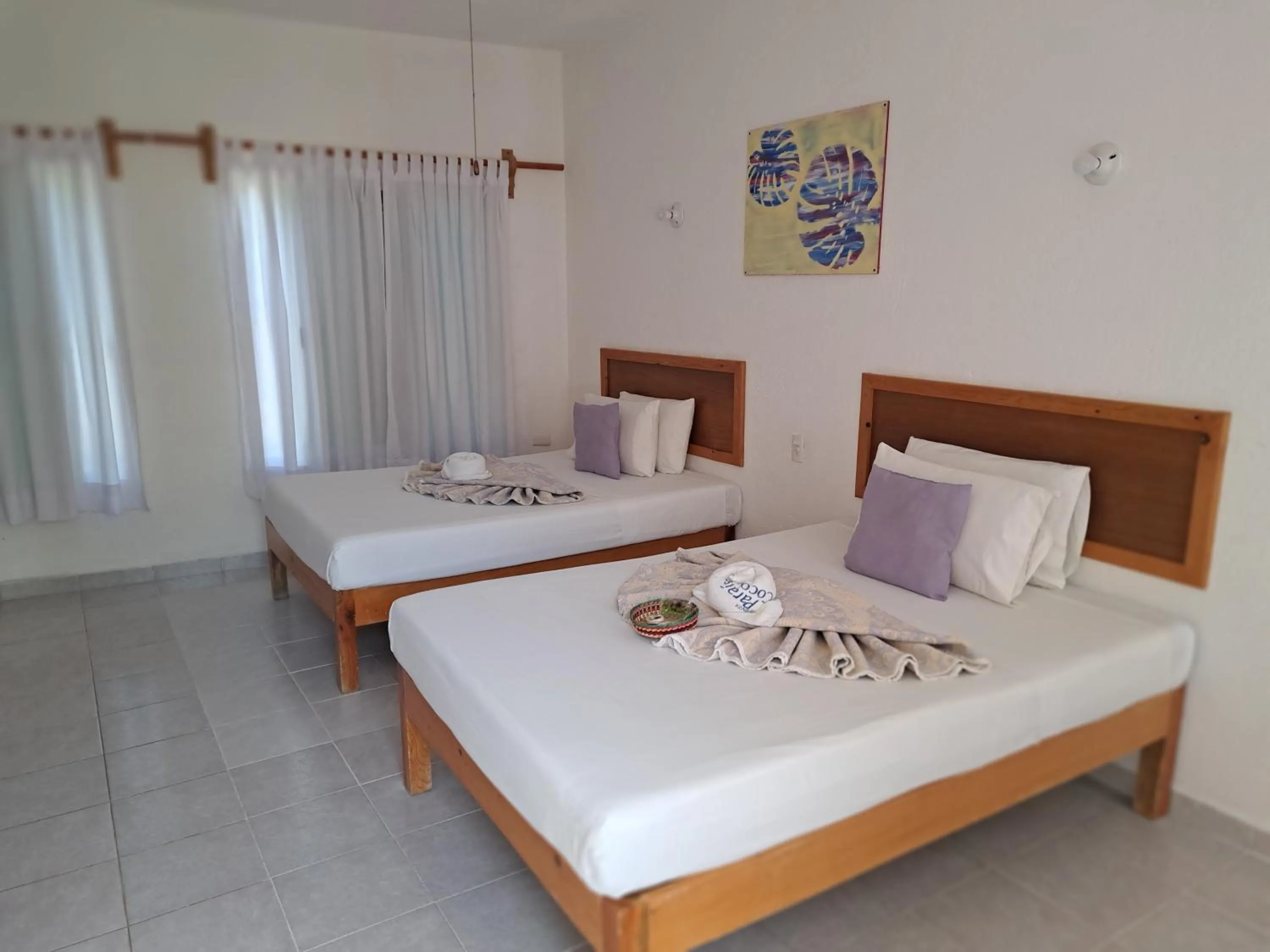 Bed in Hotel Quinta Paraiso