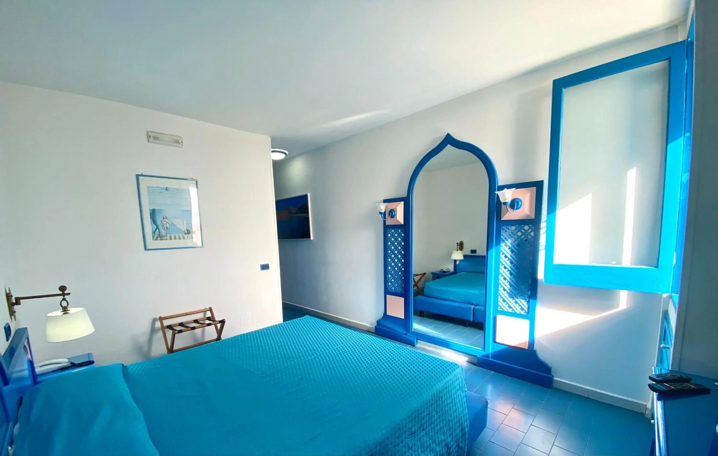 Bed in Hotel Guitgia Tommasino