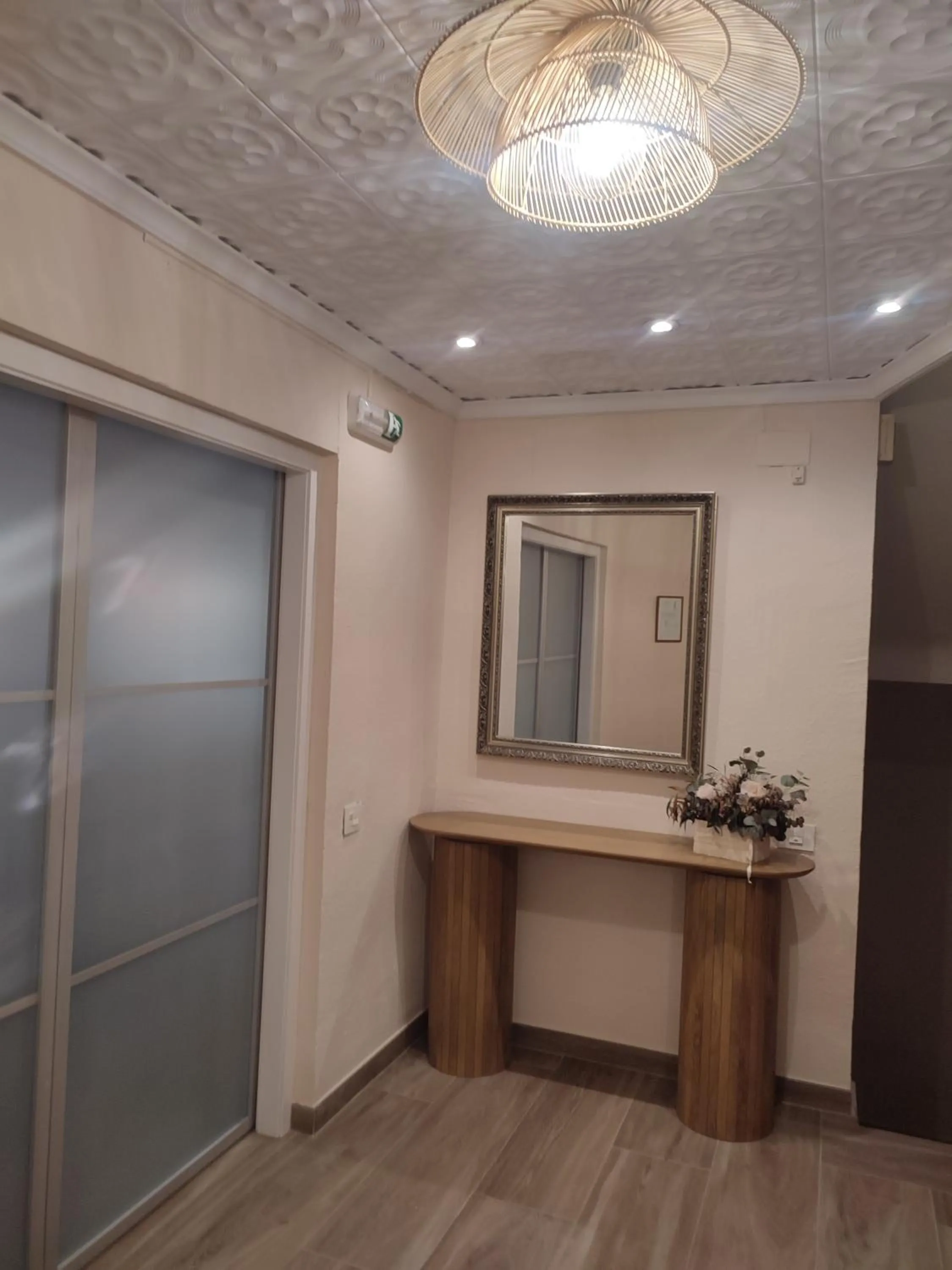 Lobby or reception in Hostal Garamar