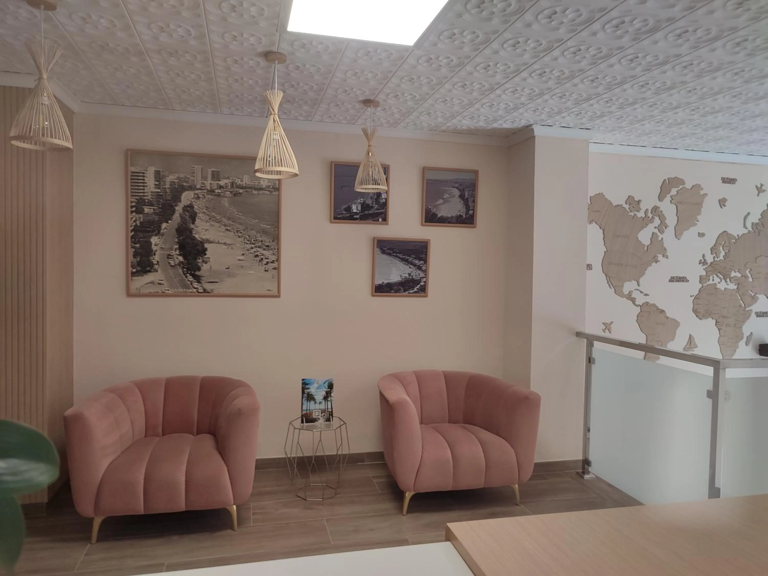 Lobby or reception in Hostal Garamar