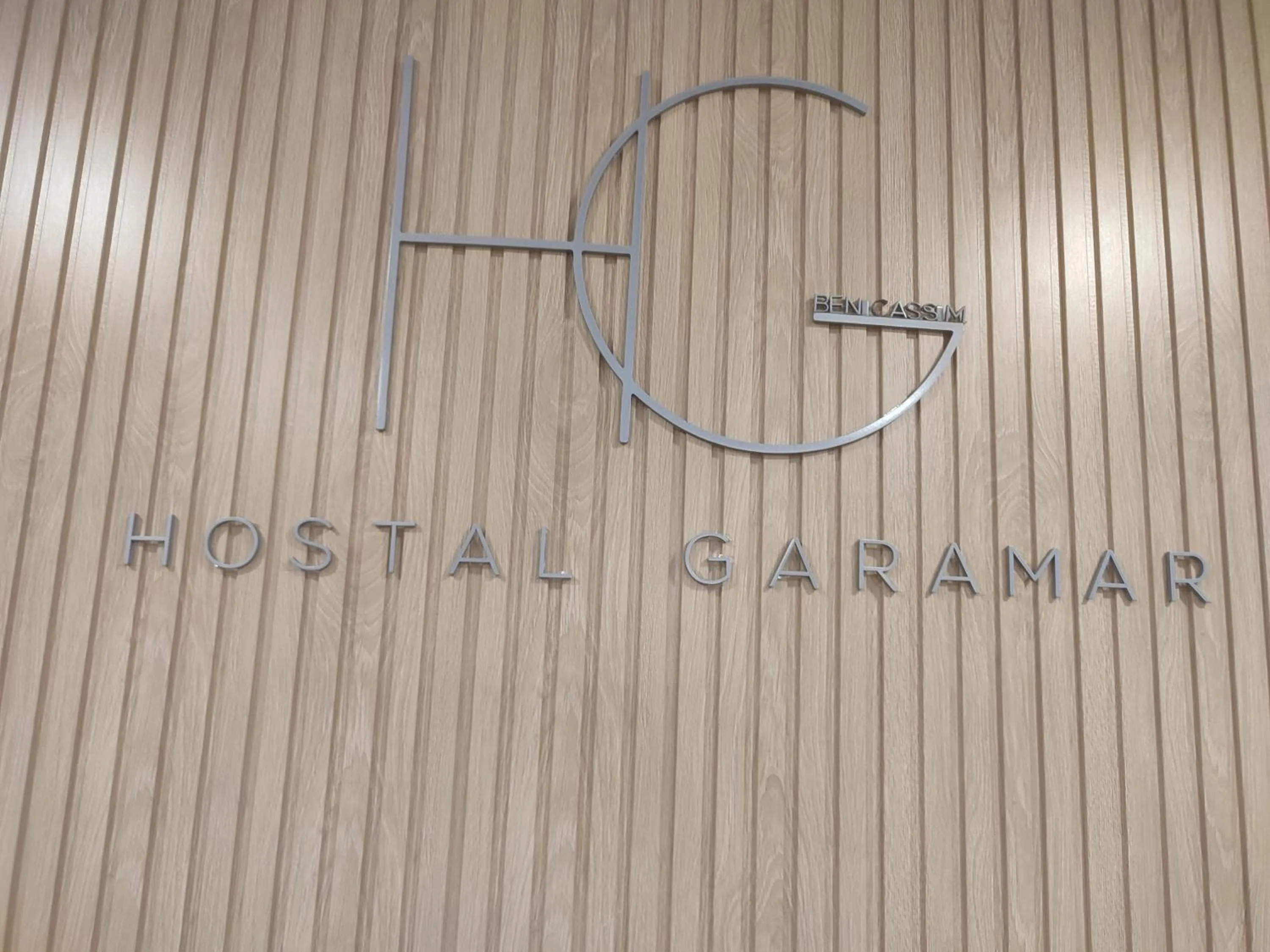 Logo/Certificate/Sign in Hostal Garamar