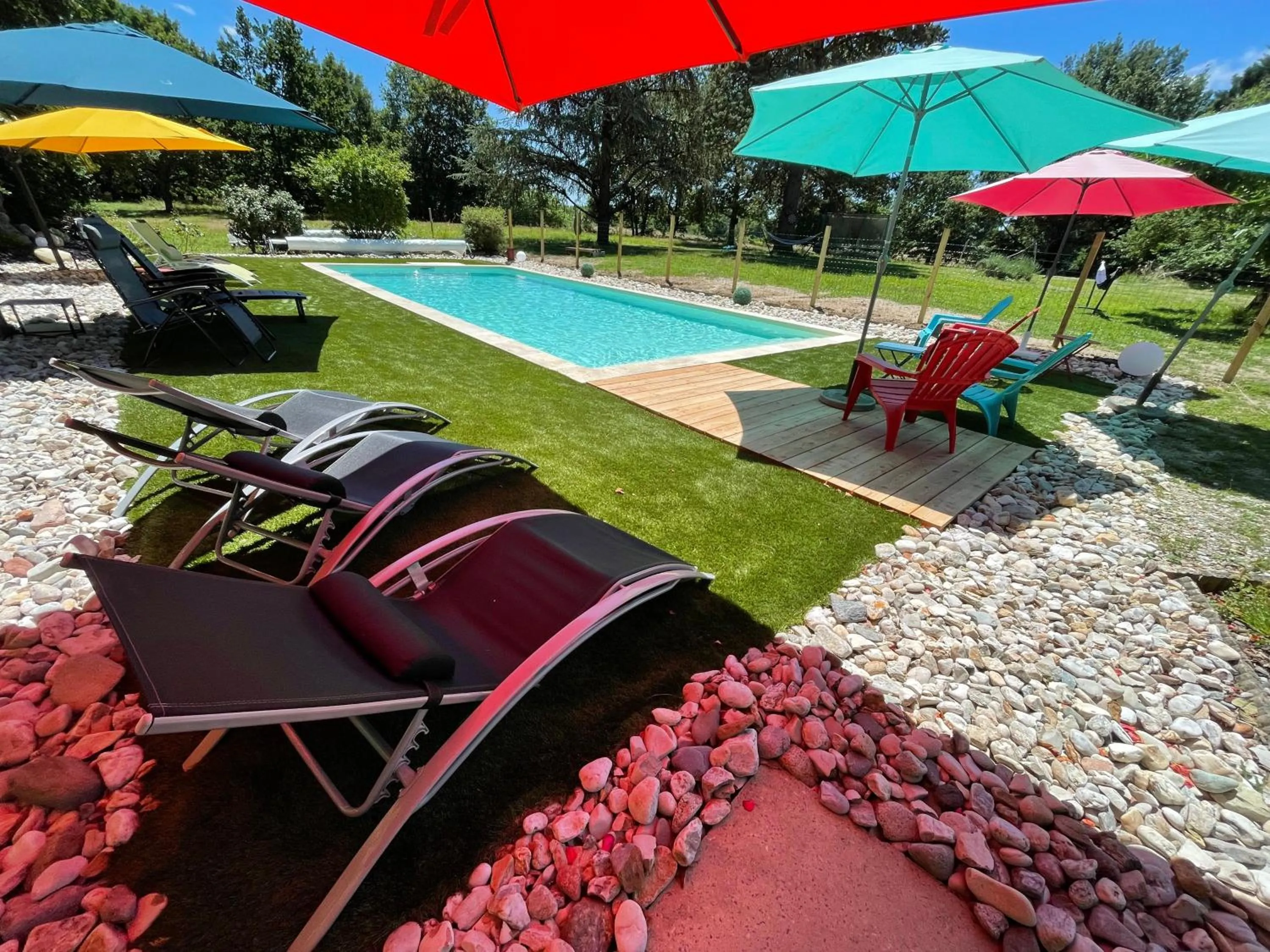 Swimming pool in La Forestière