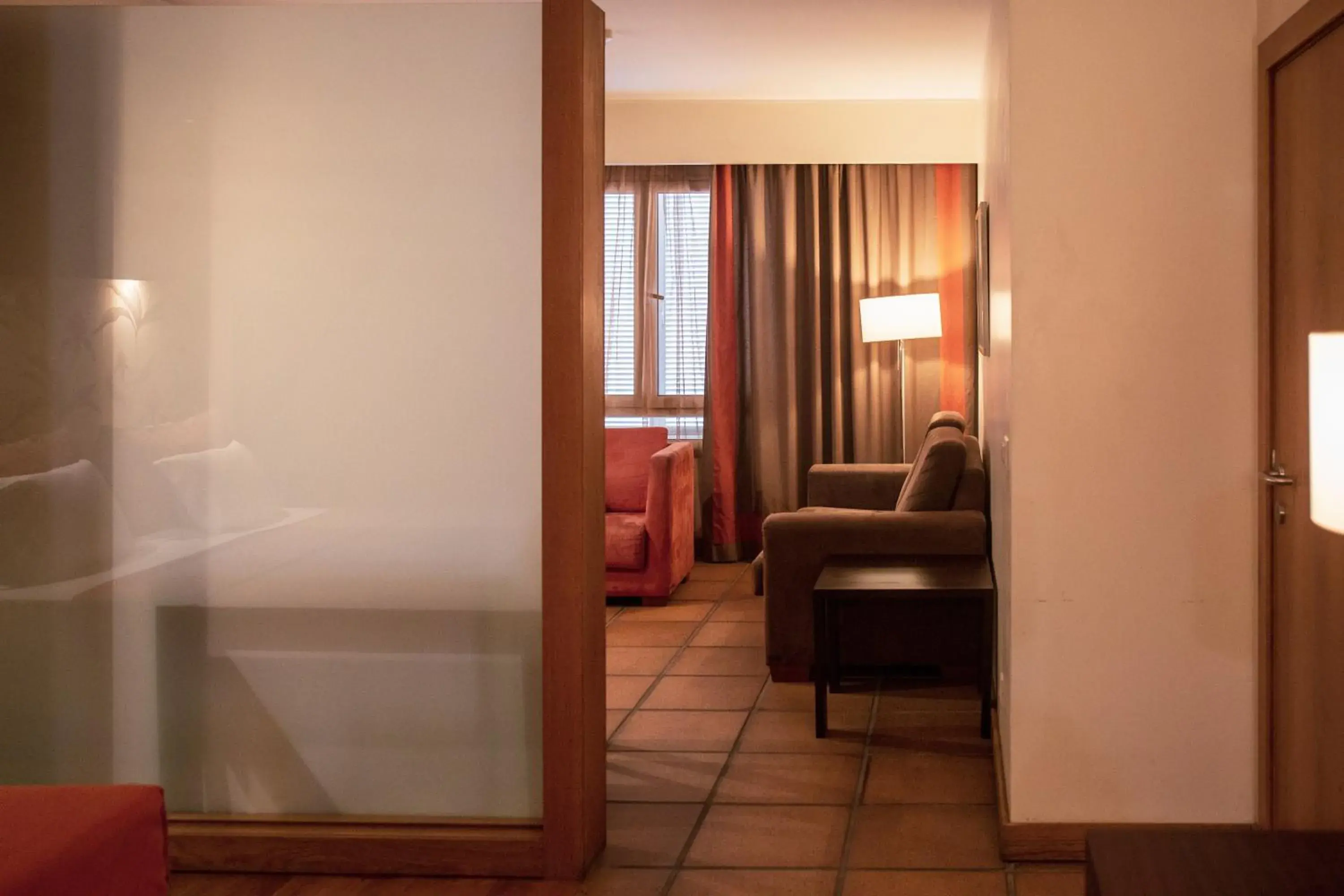 Living room, Bed in Apartamentos Turisticos Atlantida Living room, Bed in Apartamentos Turisticos Atlantida