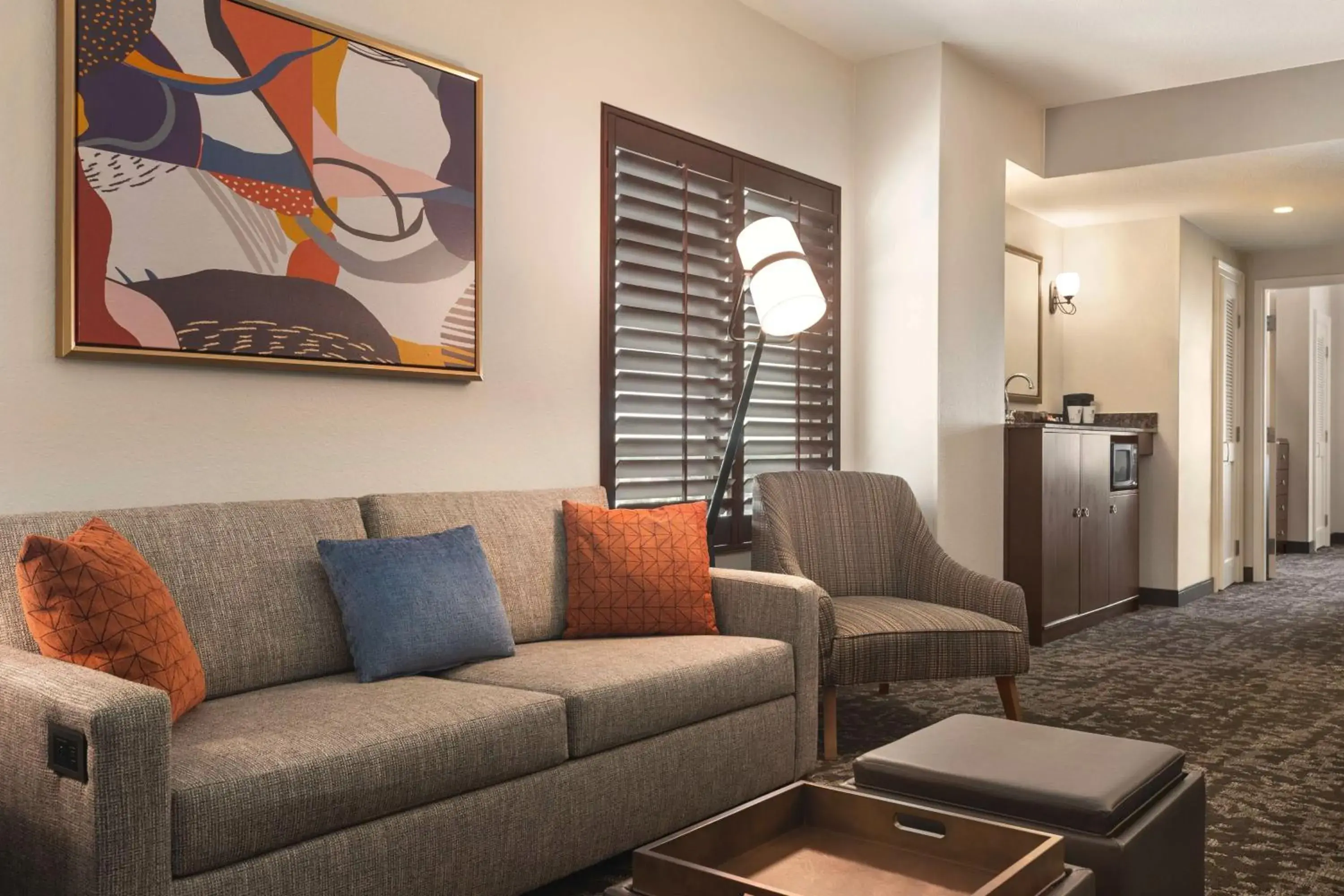 King Corner Suite with City View - Non-Smoking in Embassy Suites by Hilton Orlando Lake Buena Vista South King Corner Suite with City View - Non-Smoking in Embassy Suites by Hilton Orlando Lake Buena Vista South