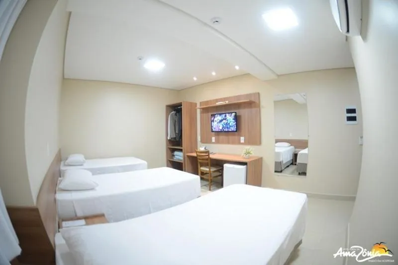 Bed in Hotel Portal da Amazônia