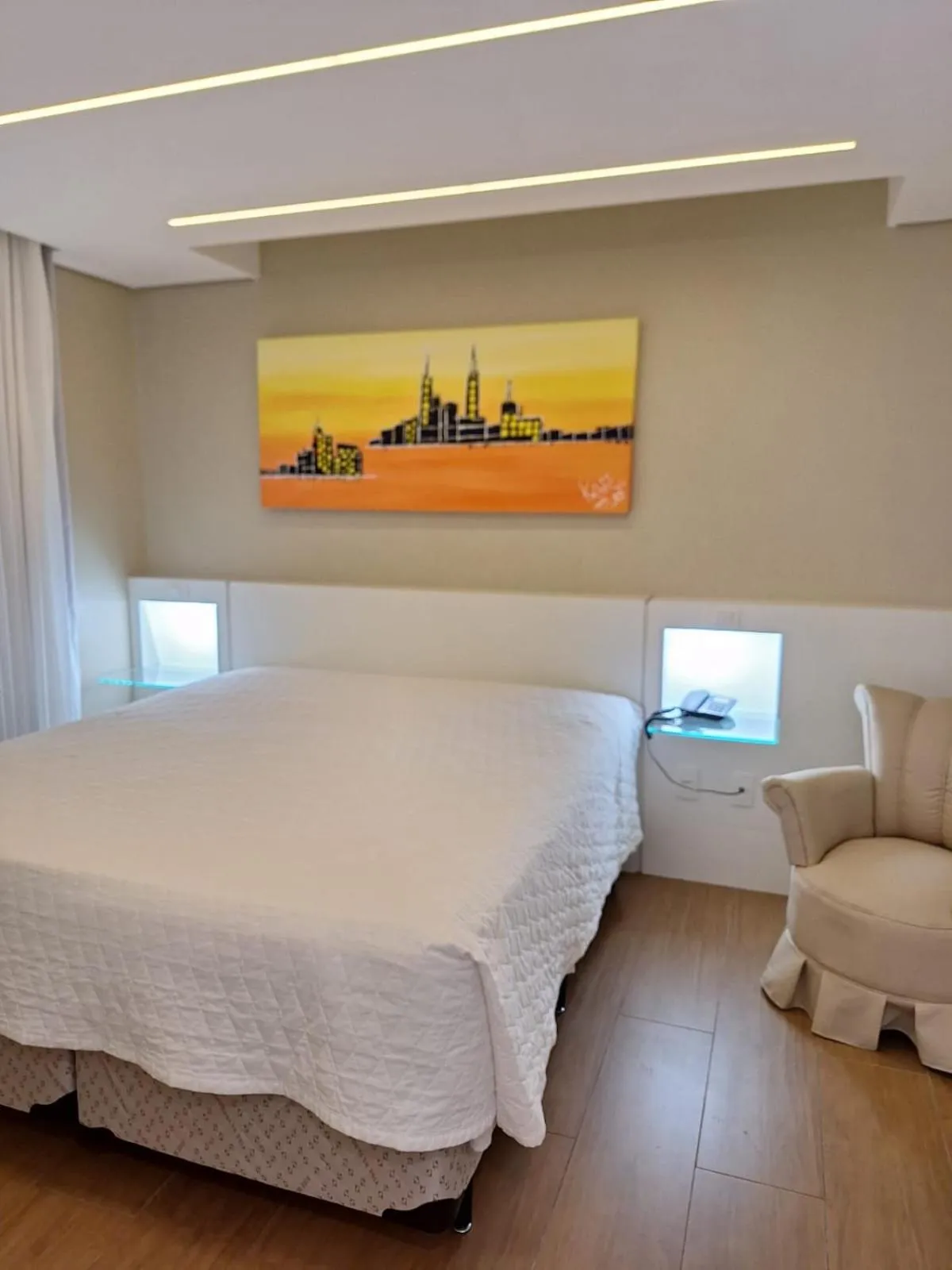 Bed in VOA Plazza Hotel