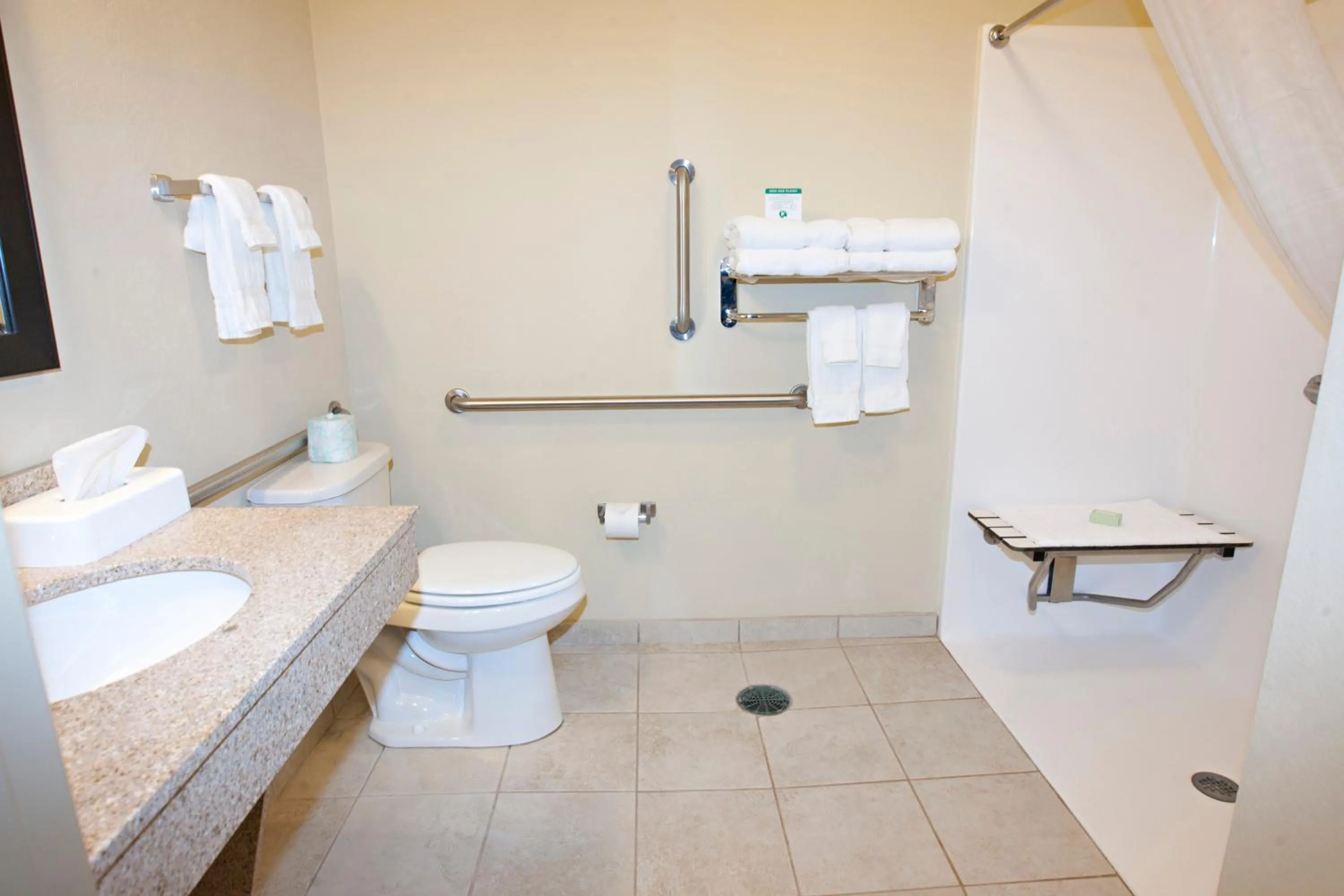Shower in Cobblestone Inn & Suites - Langdon