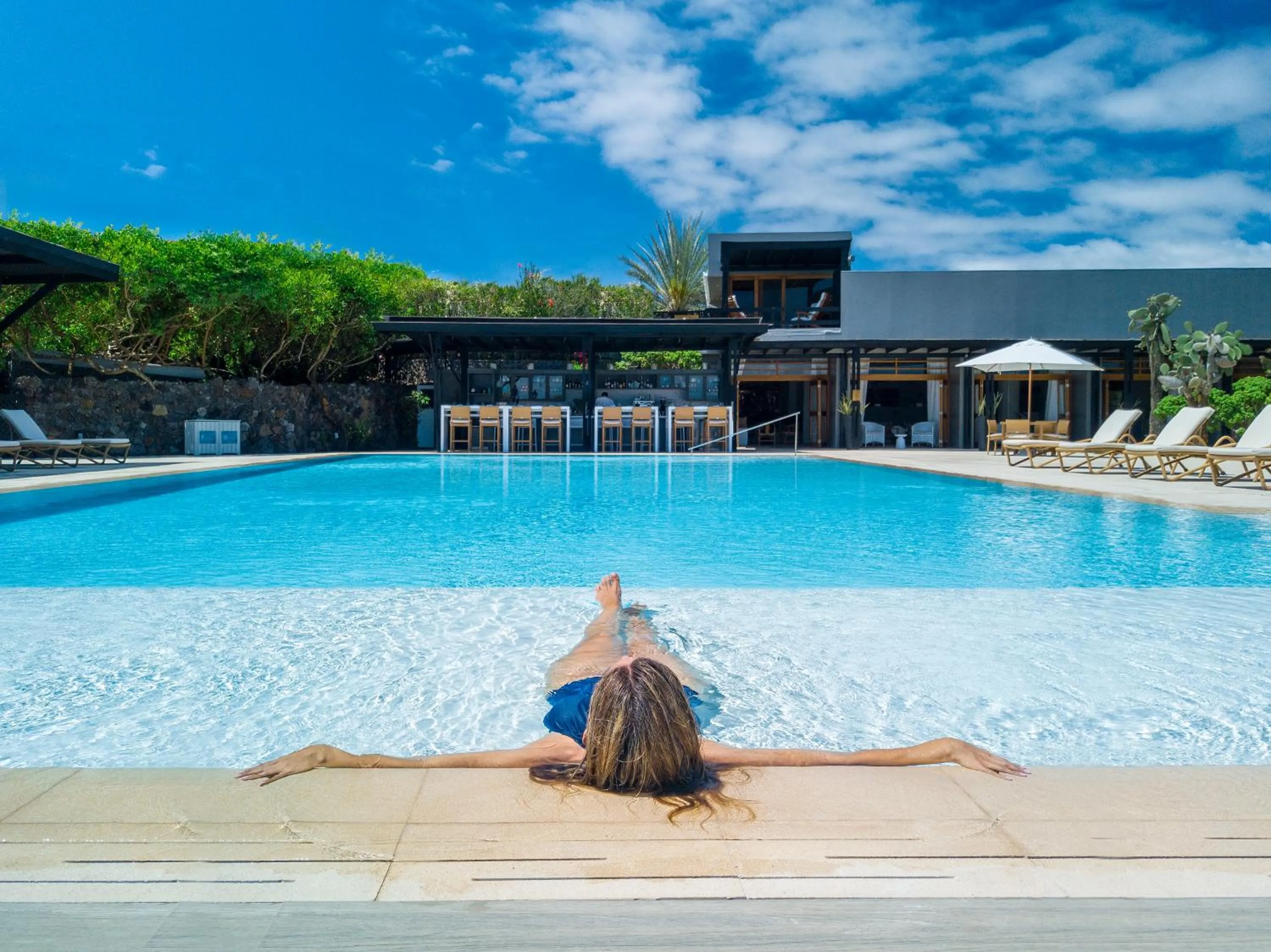 Swimming pool in Finch Bay Galapagos Hotel