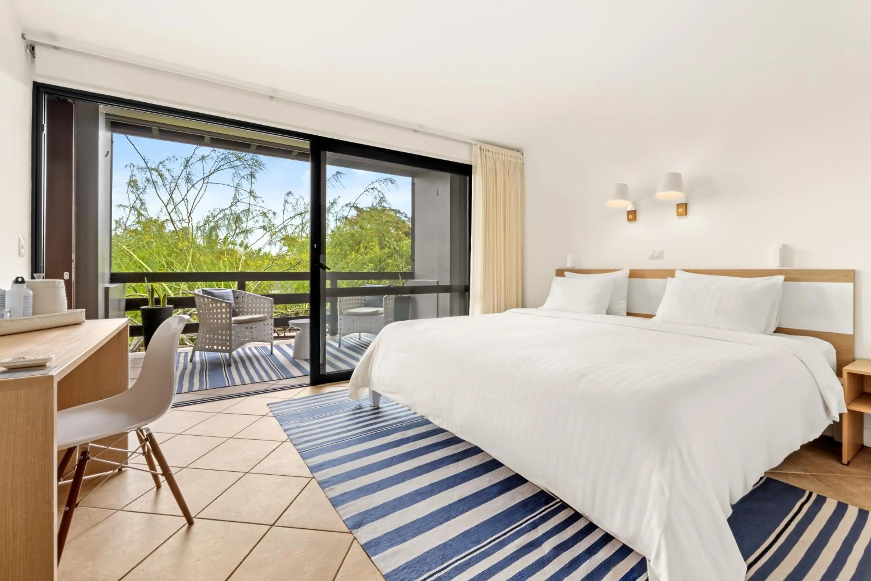 Bed in Finch Bay Galapagos Hotel