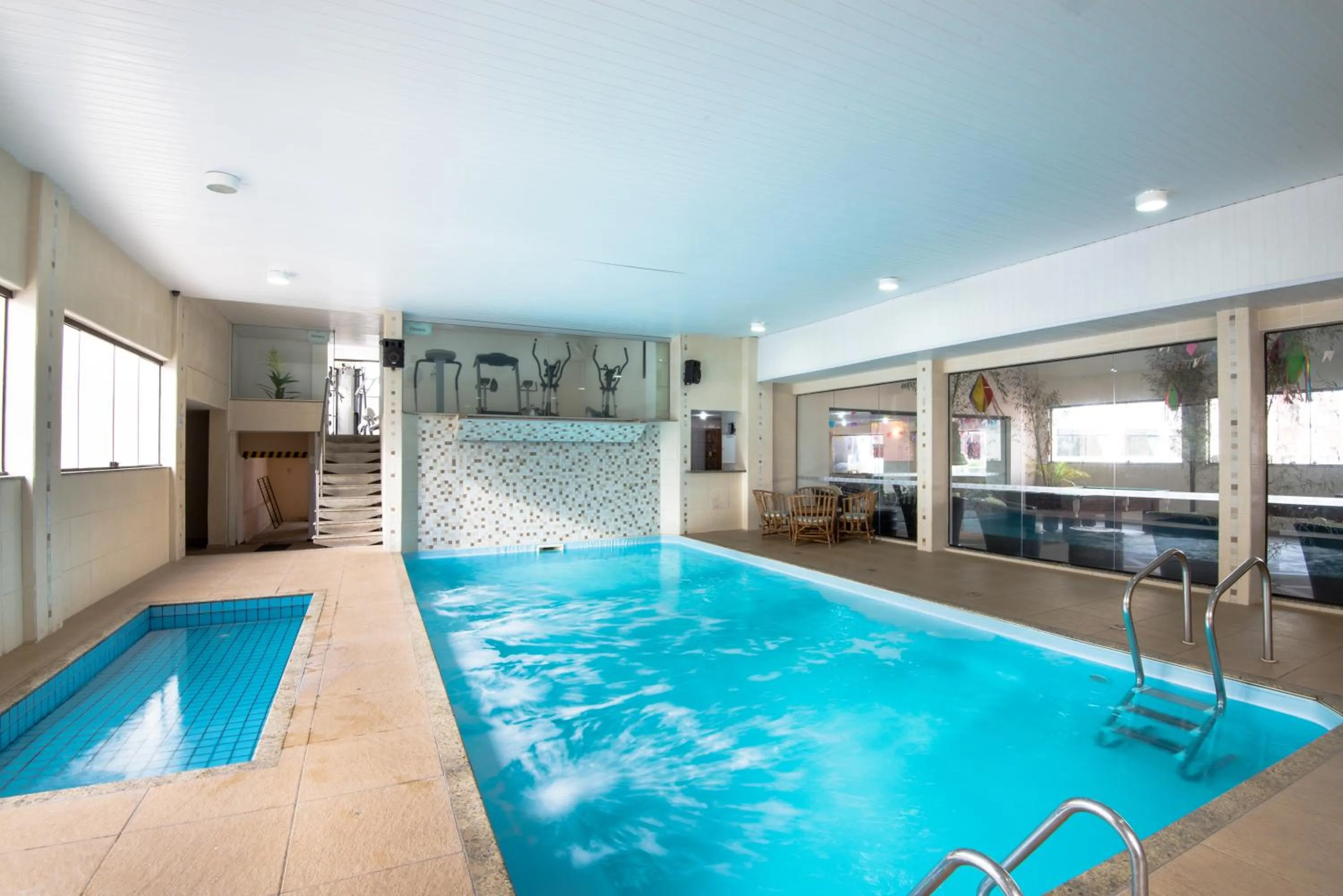 Pool view in Hotel Guarany