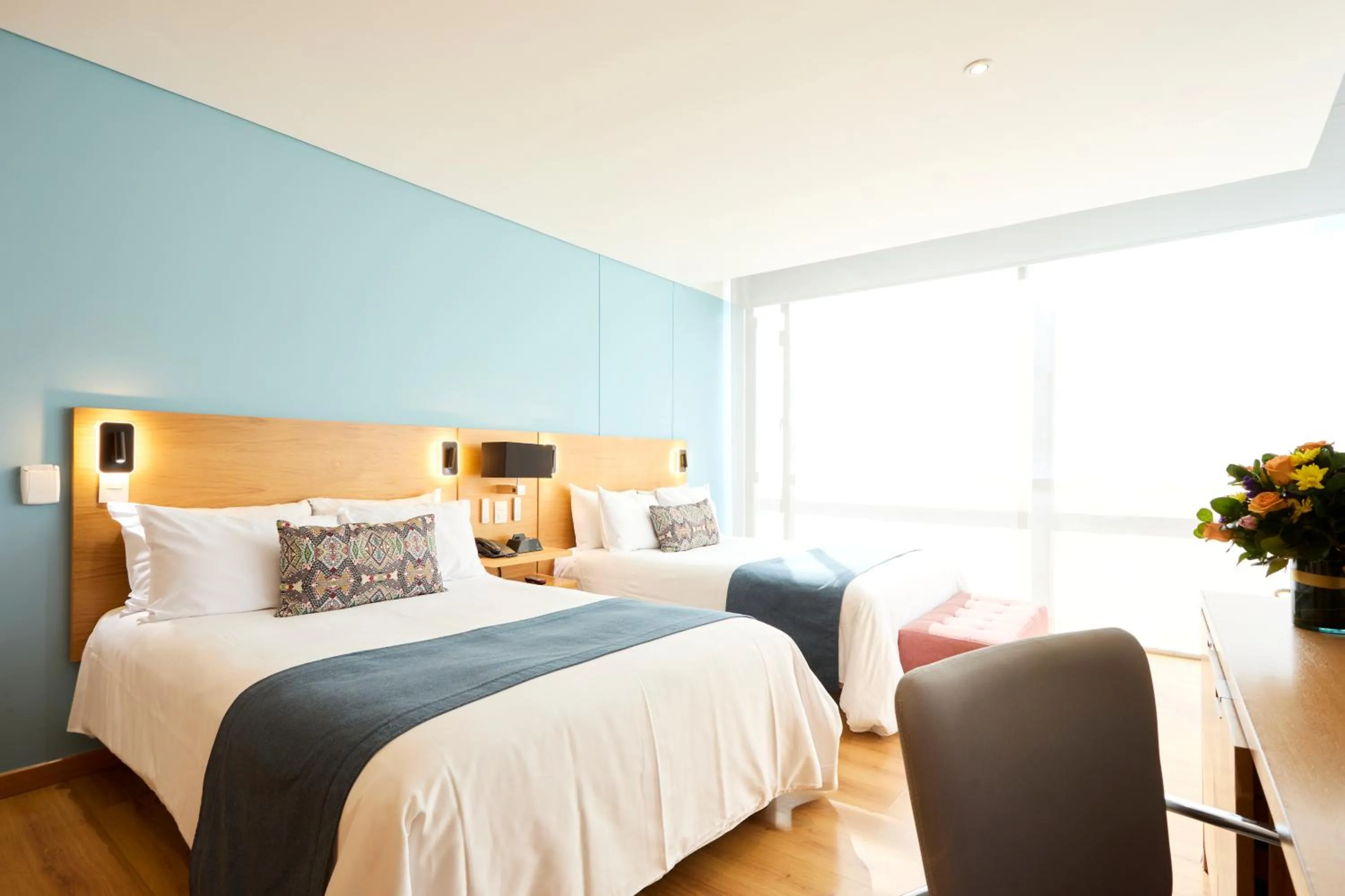 Bed in Hotel bh Parque 93