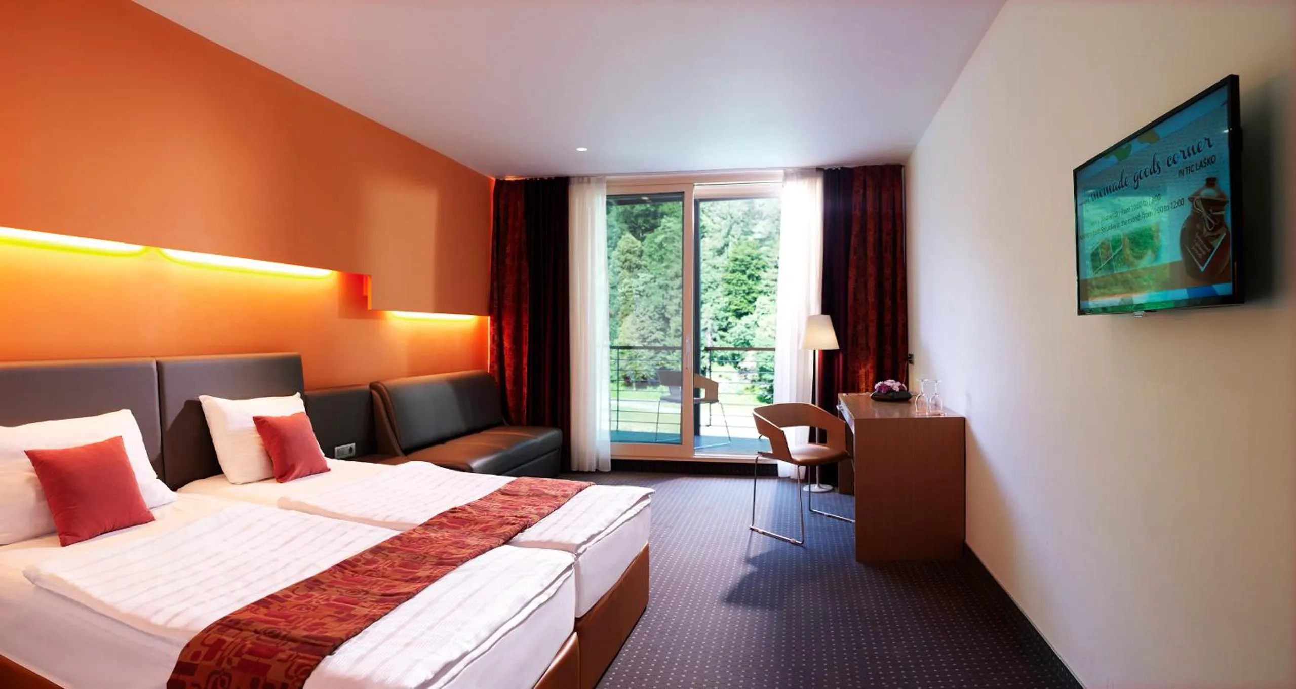 Bedroom, Bed in Hotel Thermana Park Laško**** Superior