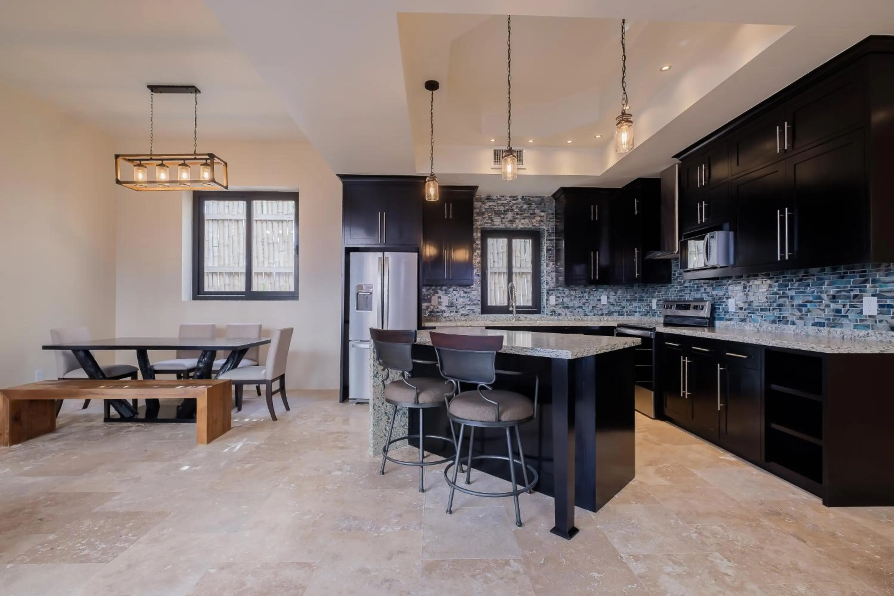 Kitchen or kitchenette in Diamante Beachfront Suites