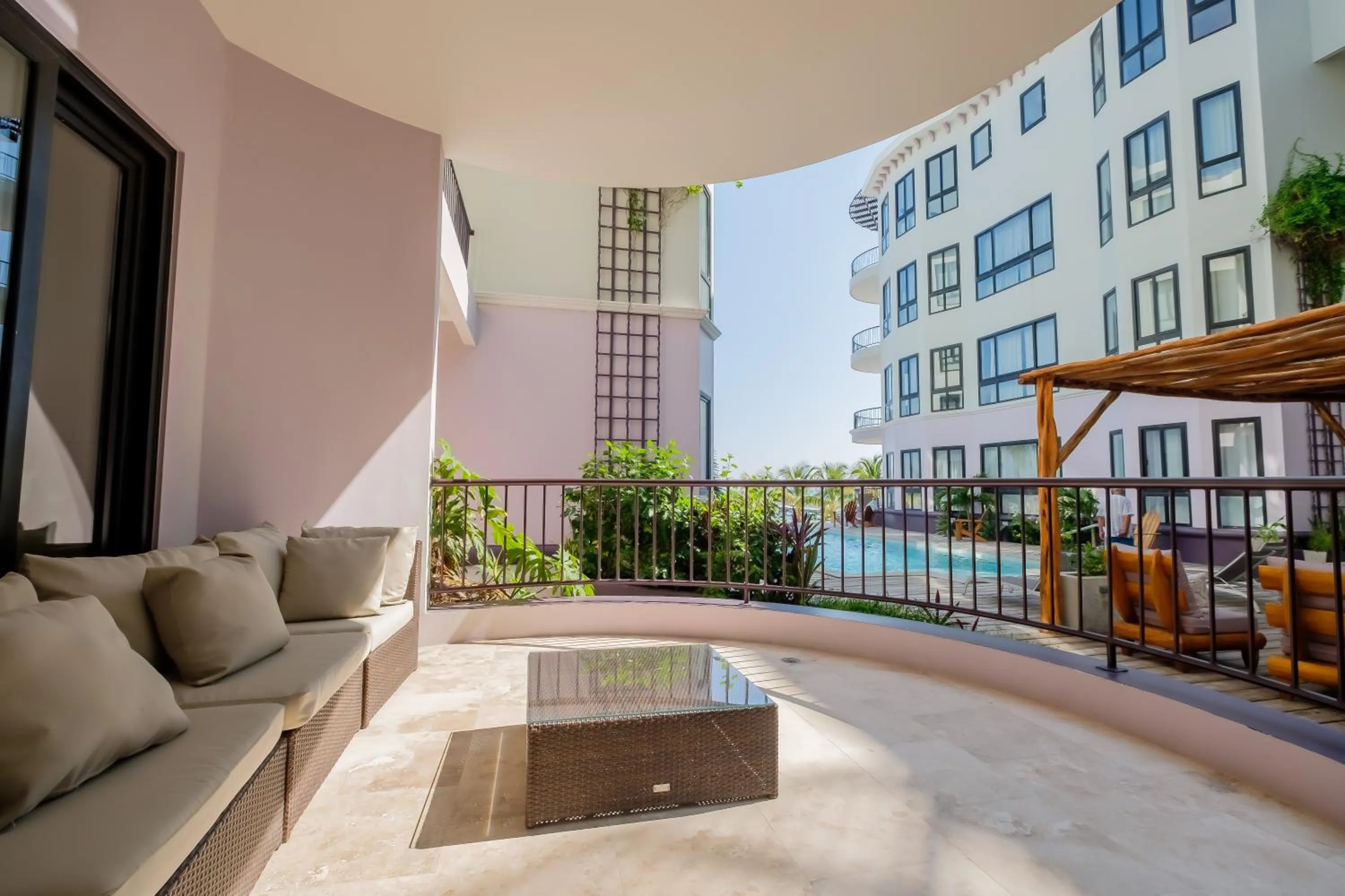 Balcony/Terrace in Diamante Beachfront Suites