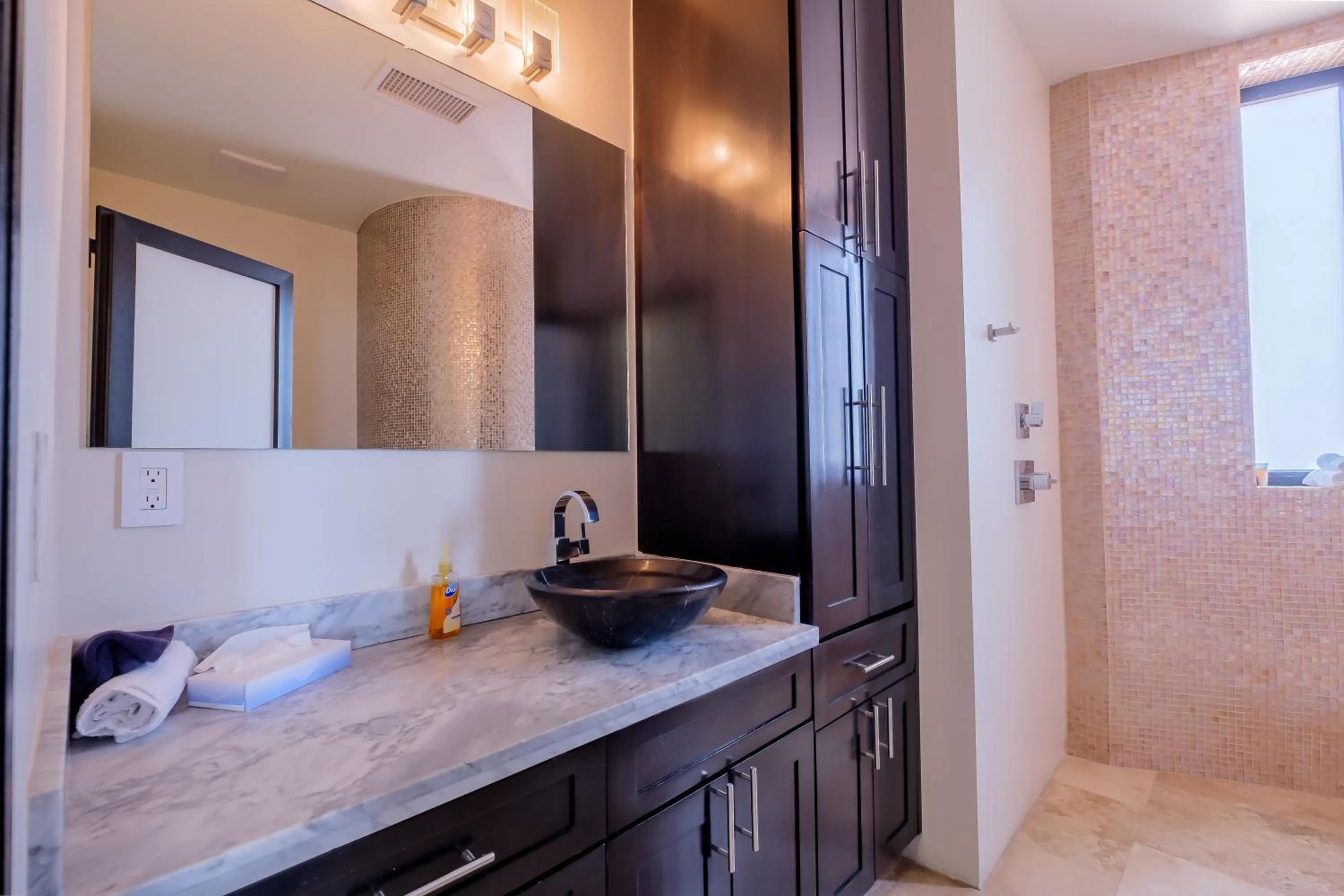 Bathroom in Diamante Beachfront Suites