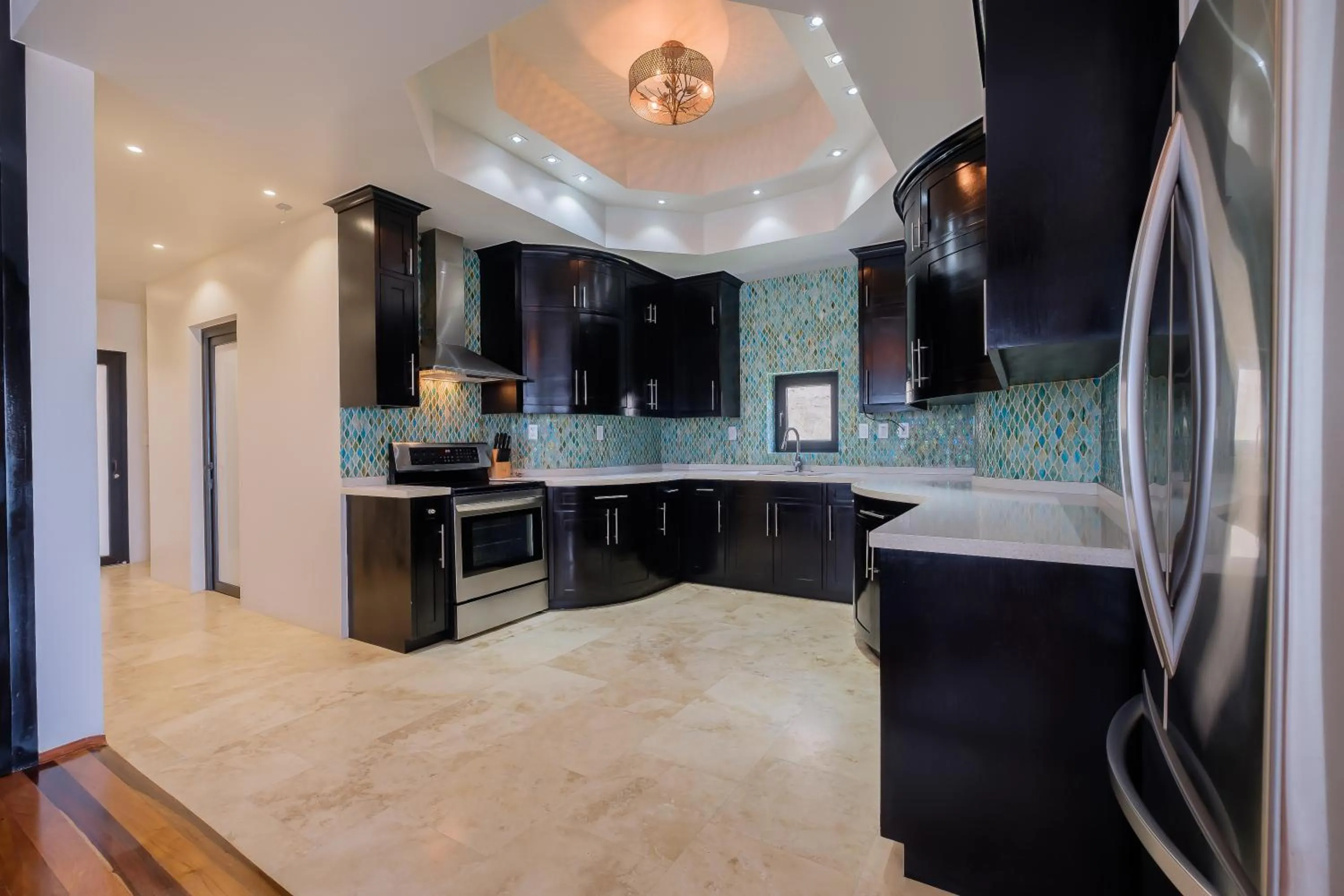 Kitchen or kitchenette in Diamante Beachfront Suites