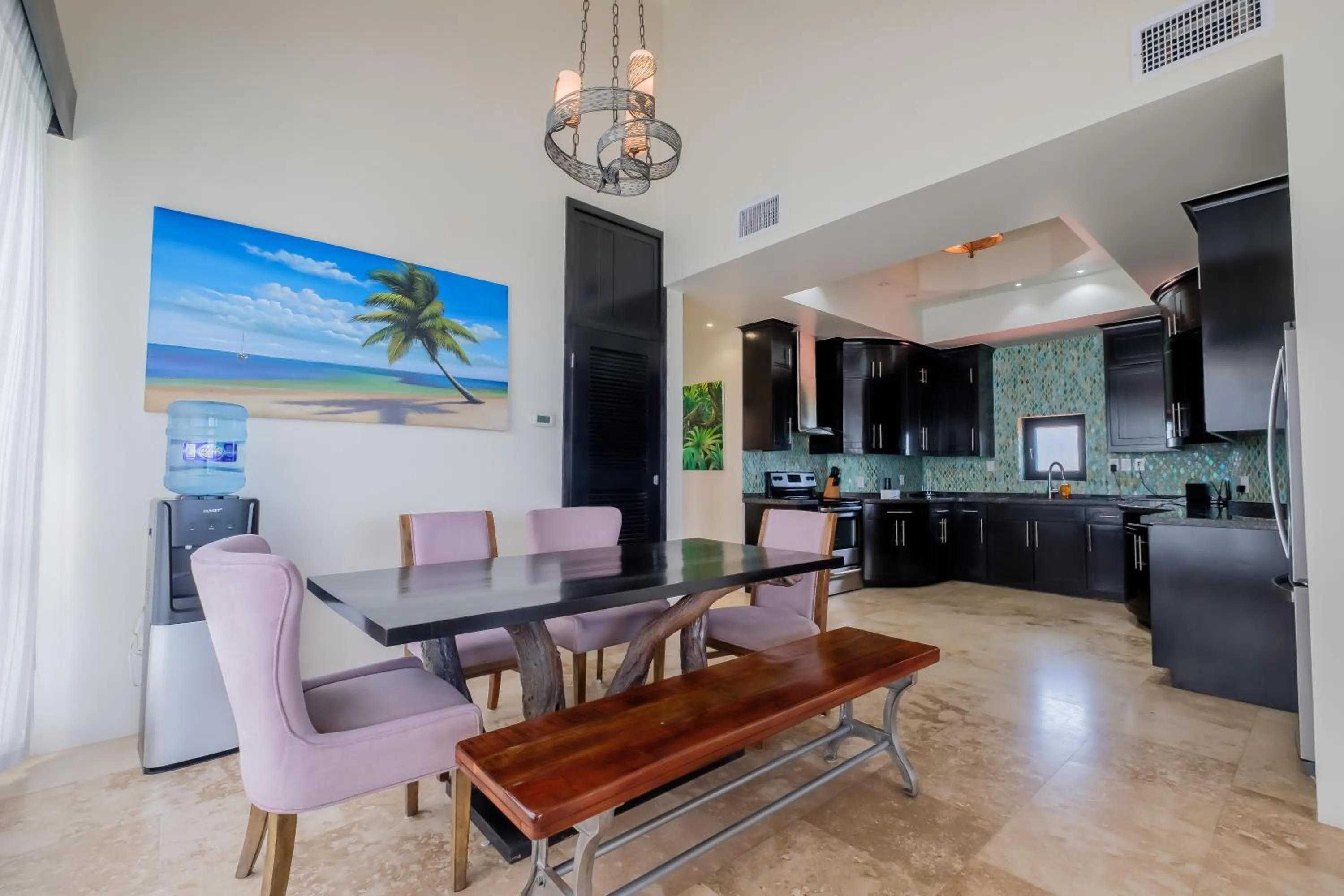 Dining area in Diamante Beachfront Suites