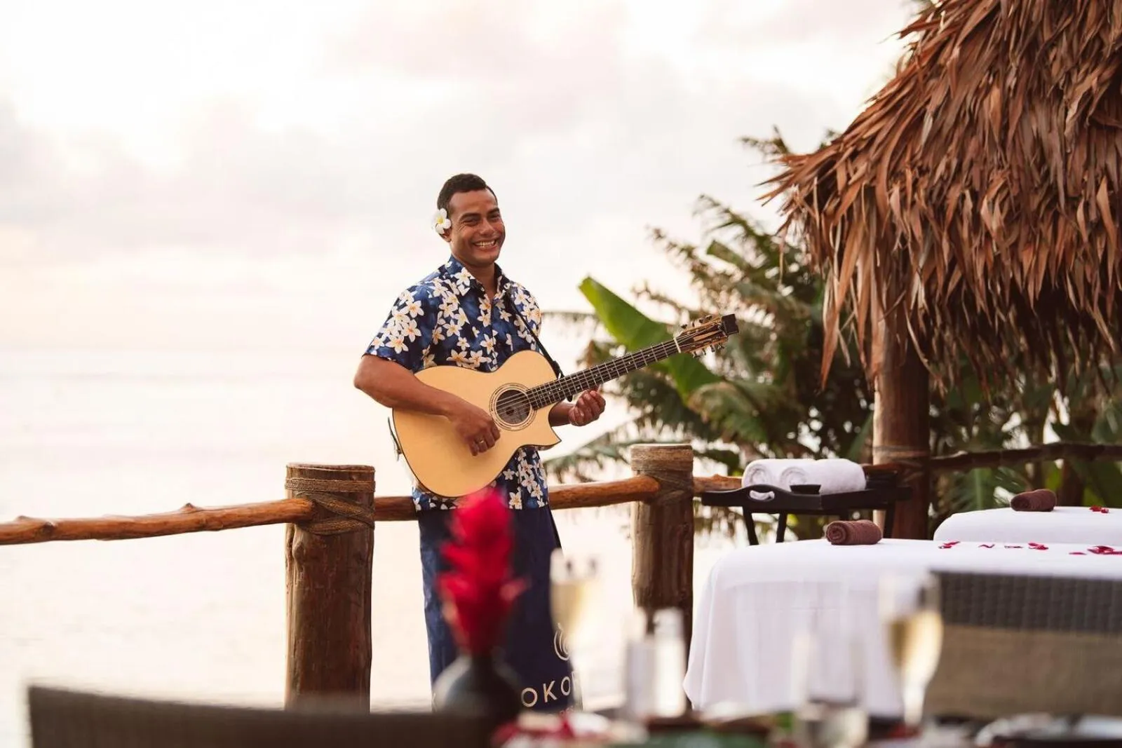 Evening entertainment in Tokoriki Island Resort Adults-Only