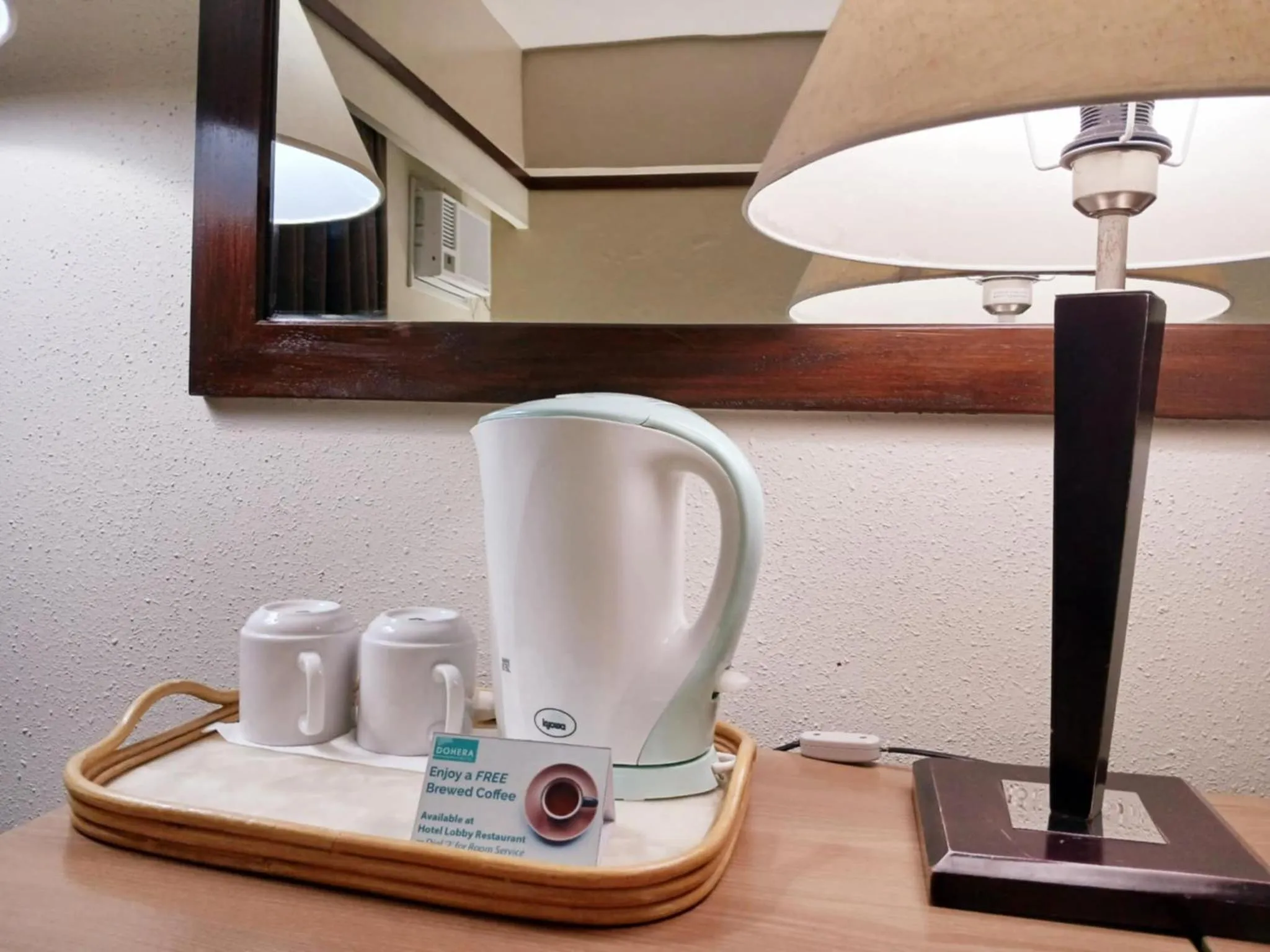 Coffee/tea facilities in Dohera Hotel
