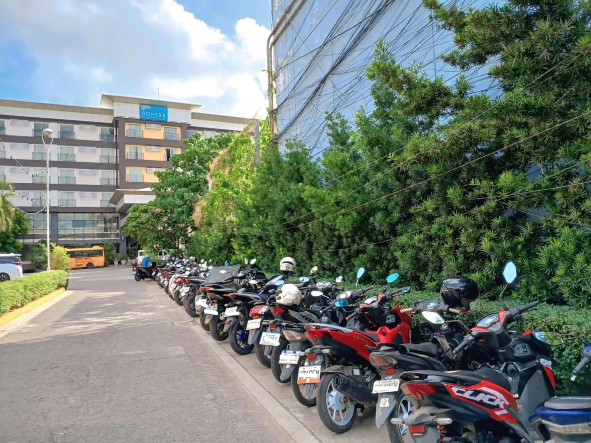 Parking in Dohera Hotel