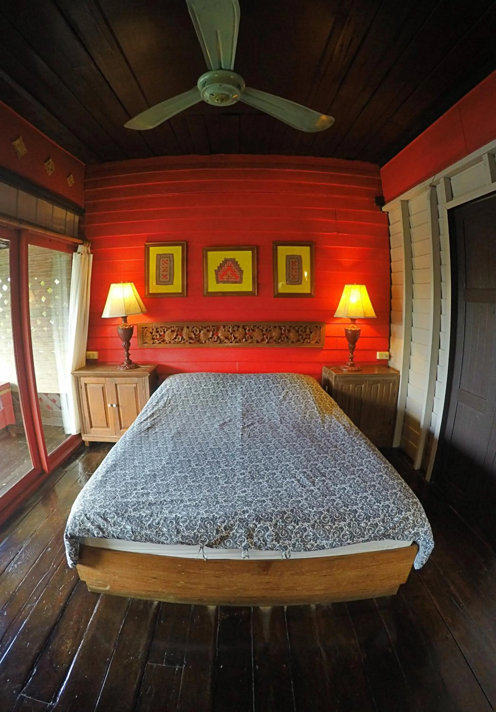 Bed in The Riverside Guest House