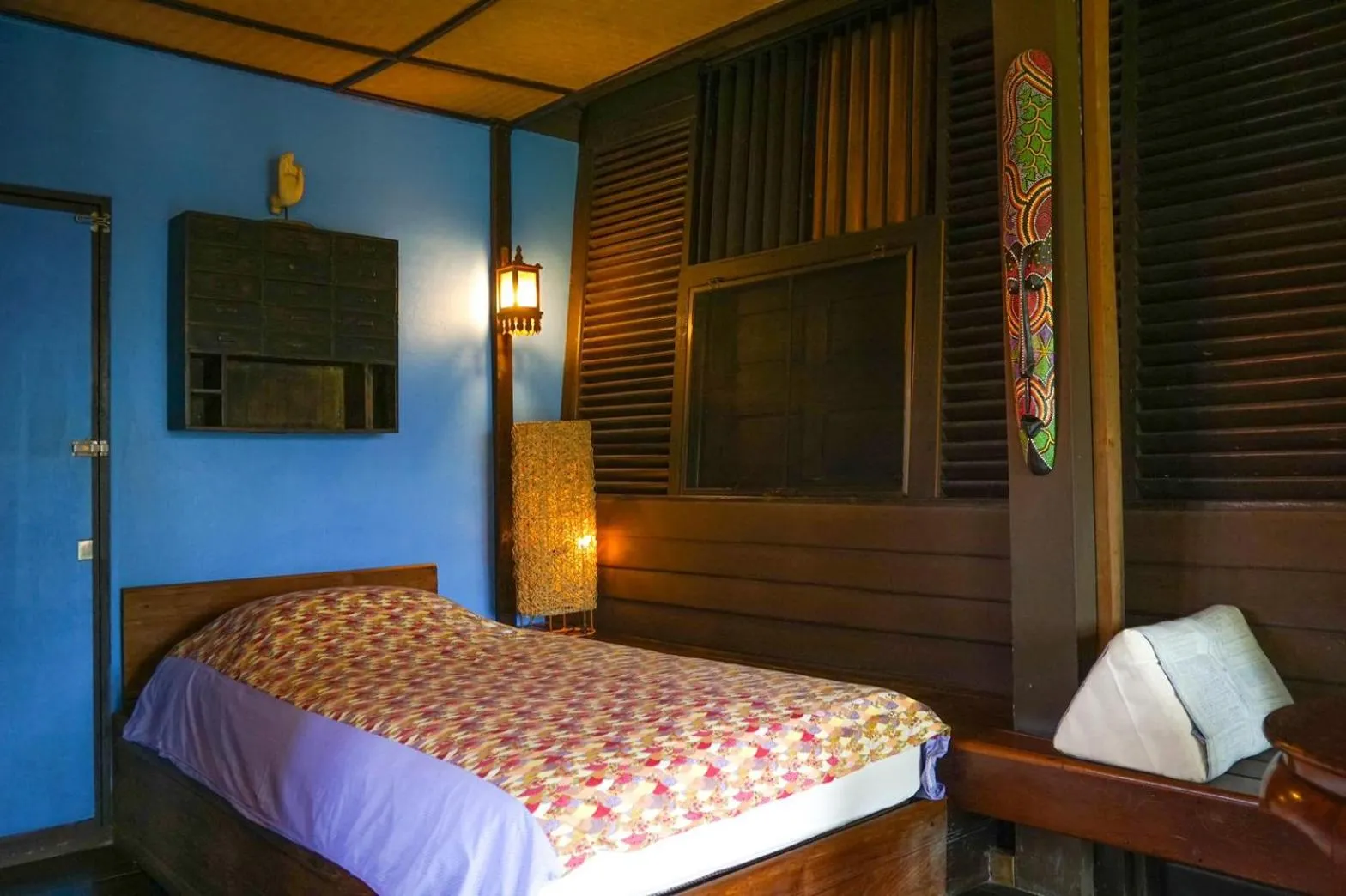 Bed in The Riverside Guest House