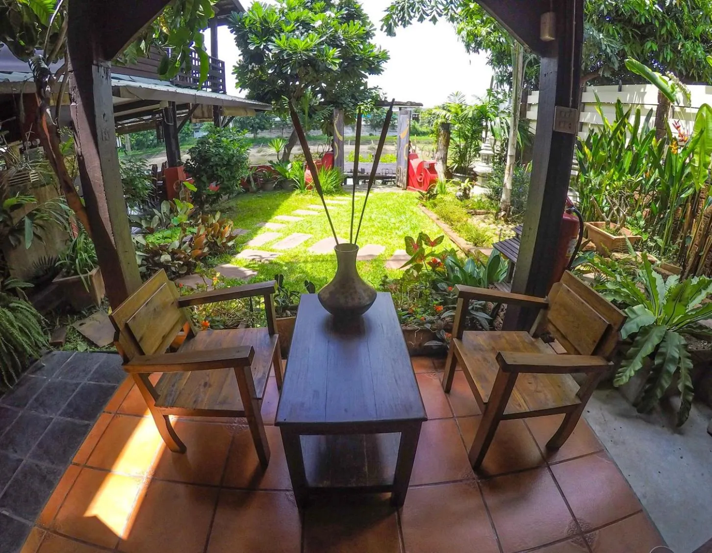 Garden in The Riverside Guest House